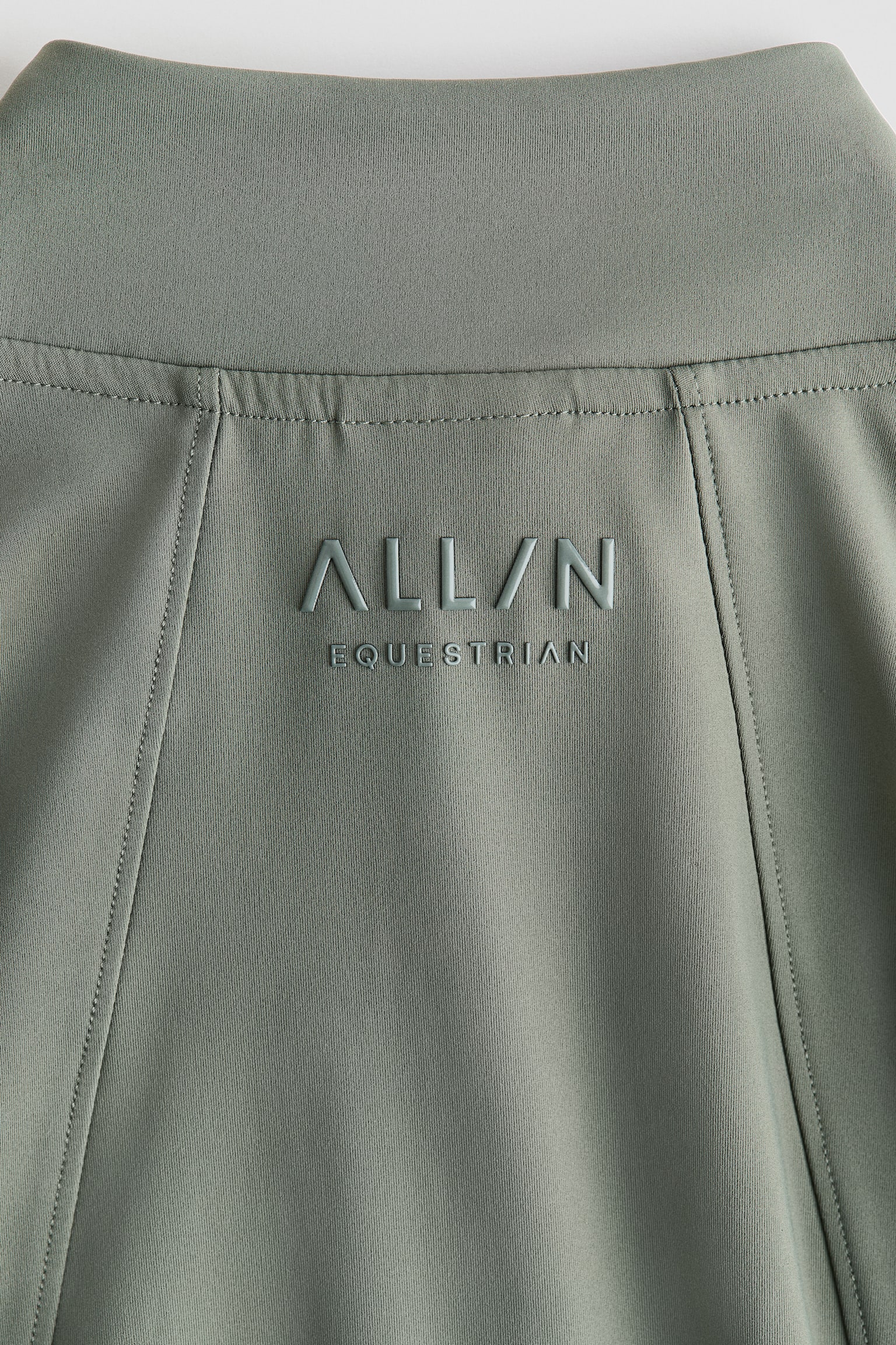 Zip-top sports top - Khaki green - 5