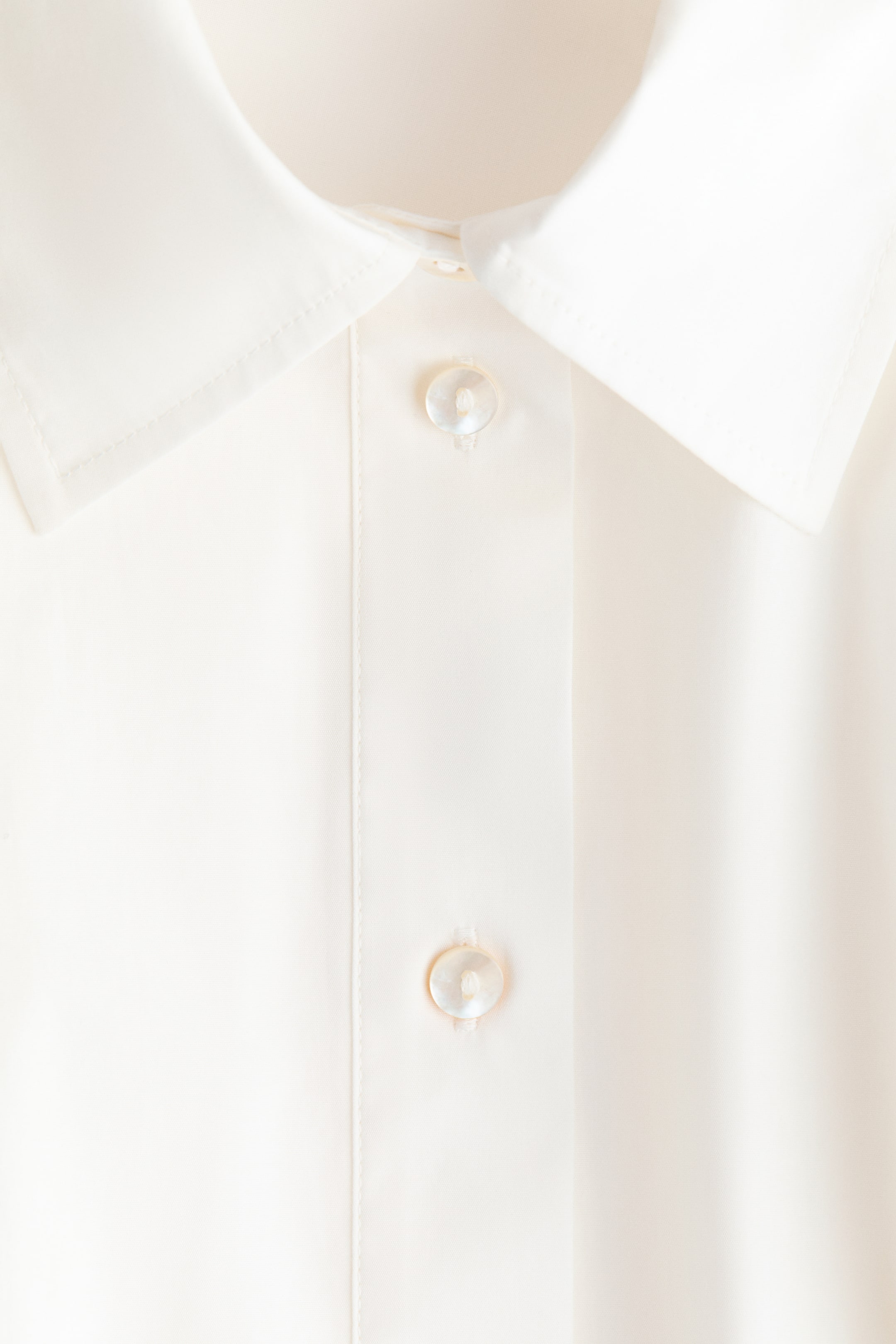 Tie-Back Poplin Dress