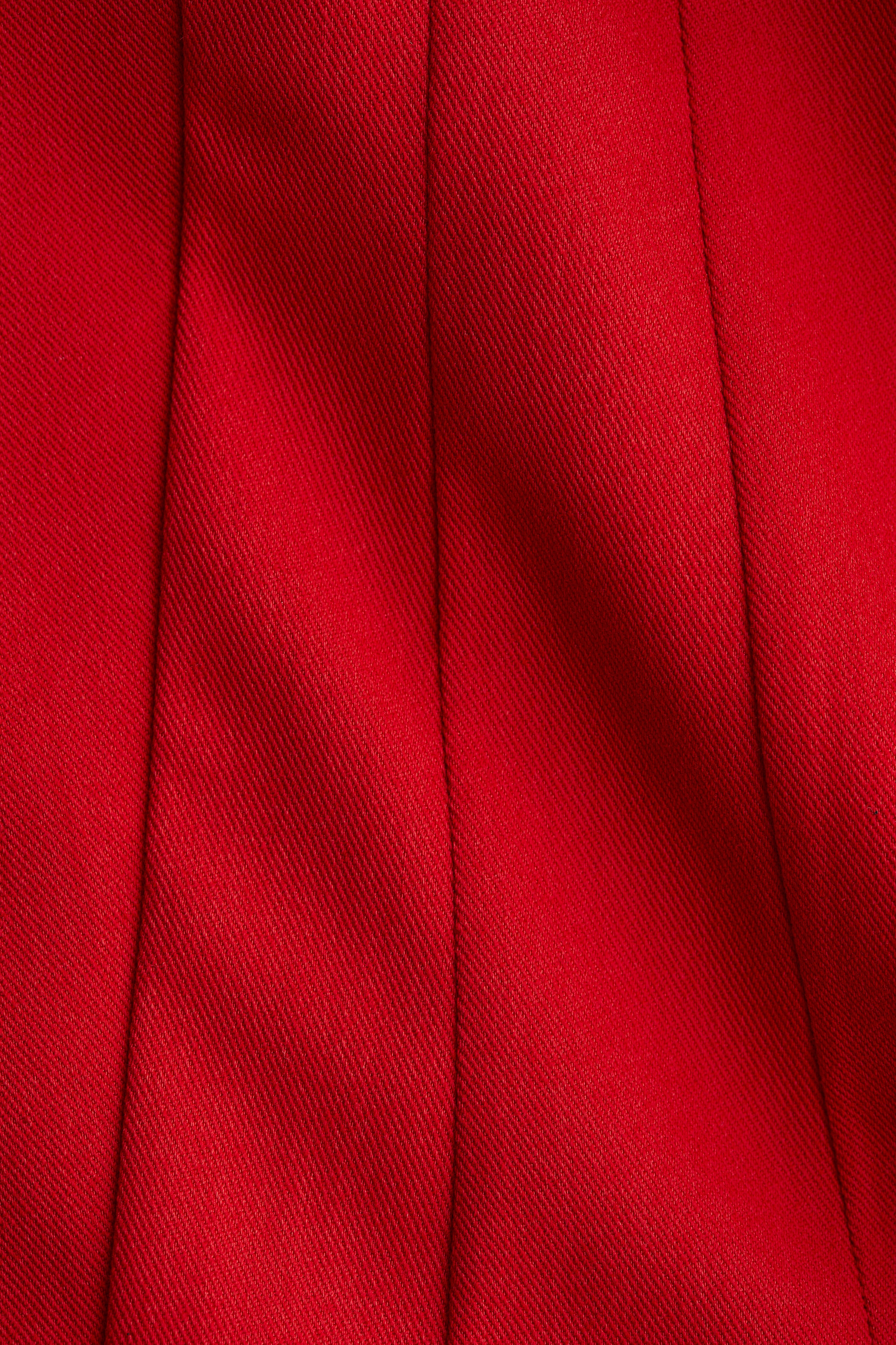 open lace back dress NWOT H&M L.O.G.G. Red Dress-Size 6 – Second Bite main image 1