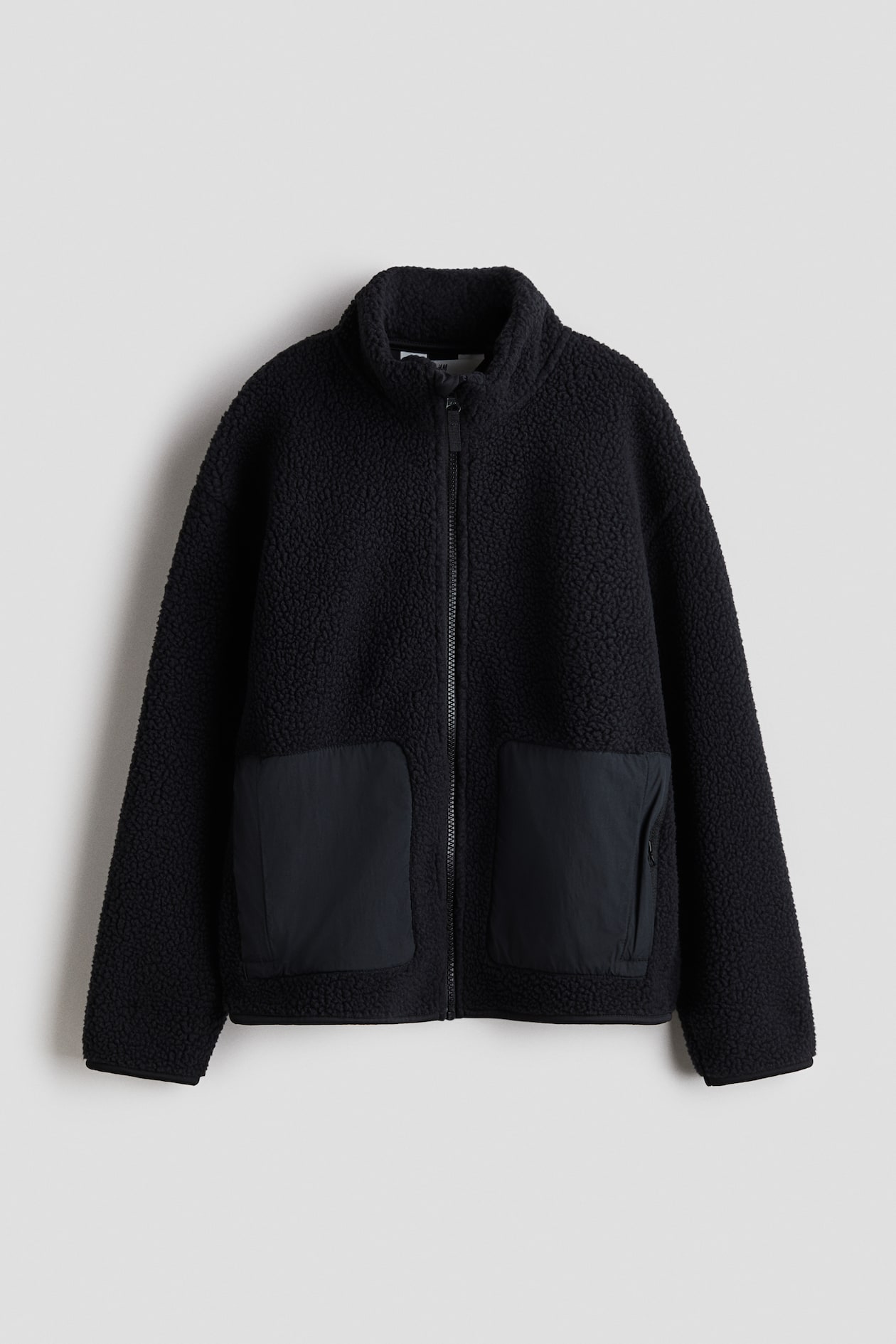 Maison Kitsuné Classic Teddy Jacket Black