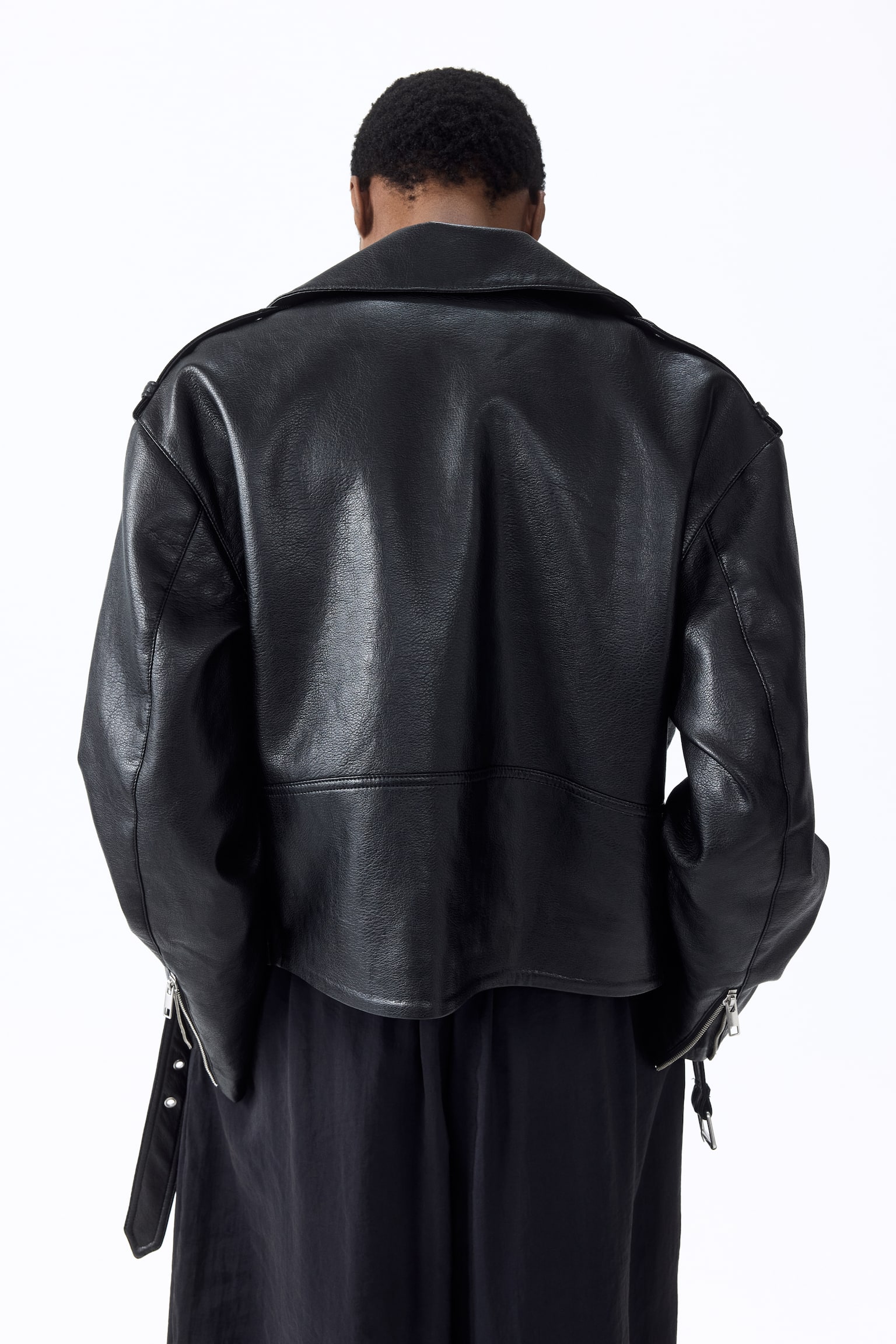 Coated biker jacket - 5