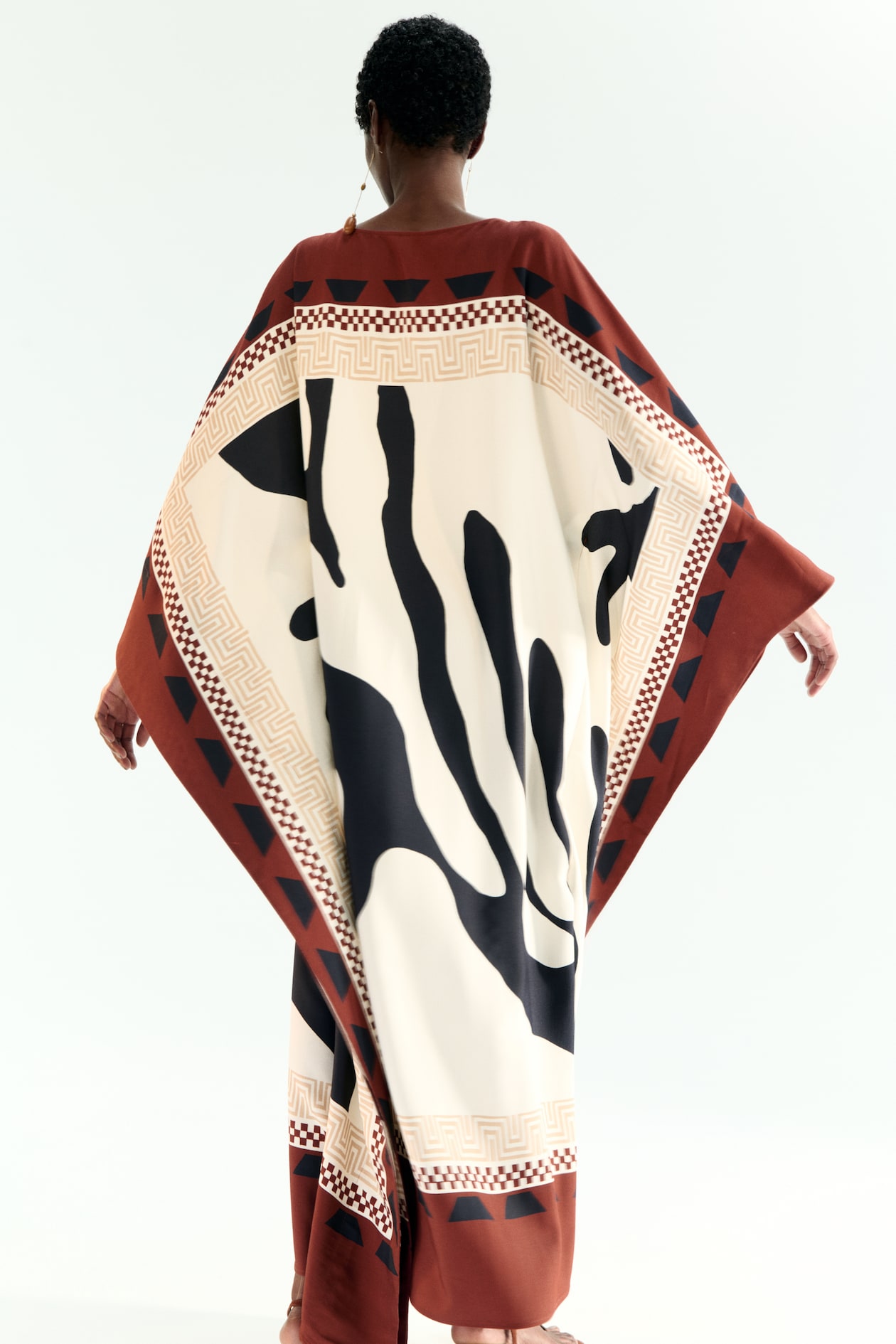 Printed Kaftan Dress - image 4