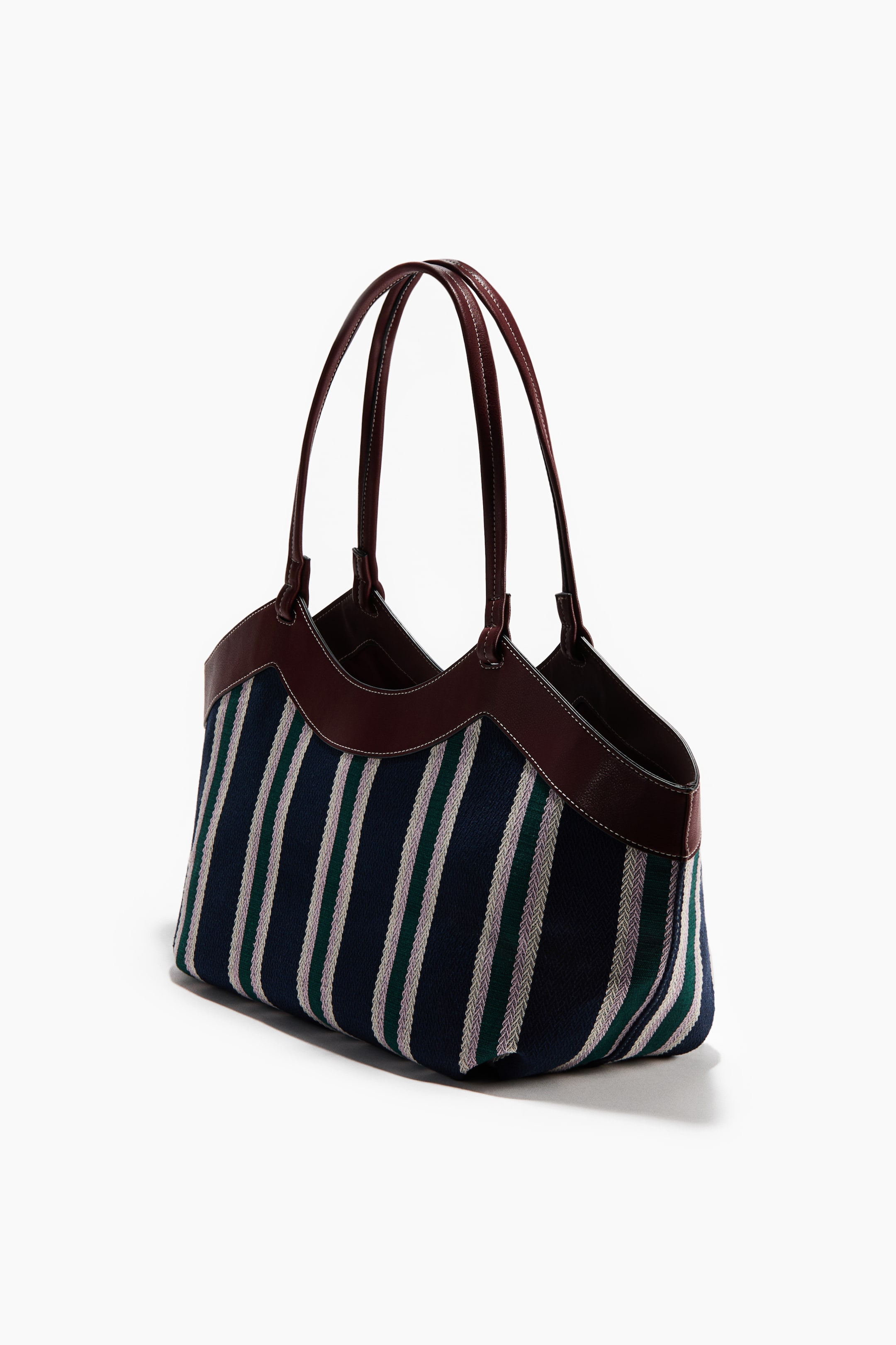 Женские сумки H&M Herringbone Shopper — фото 3