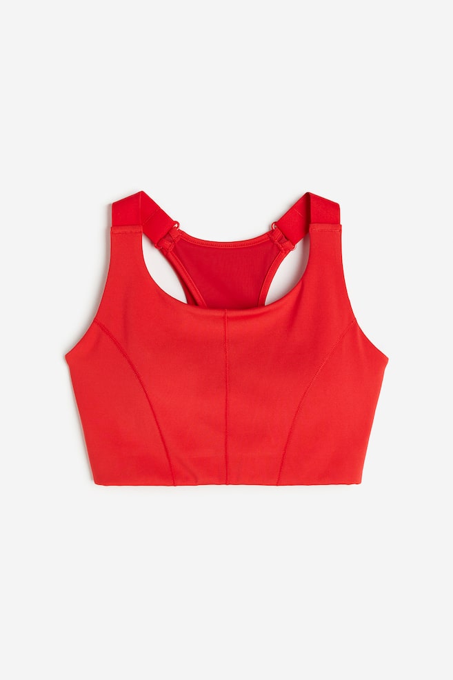 DryMove™ High Support Sports bra - Red/Black/Bright blue/Dark khaki green/dc/dc - 2