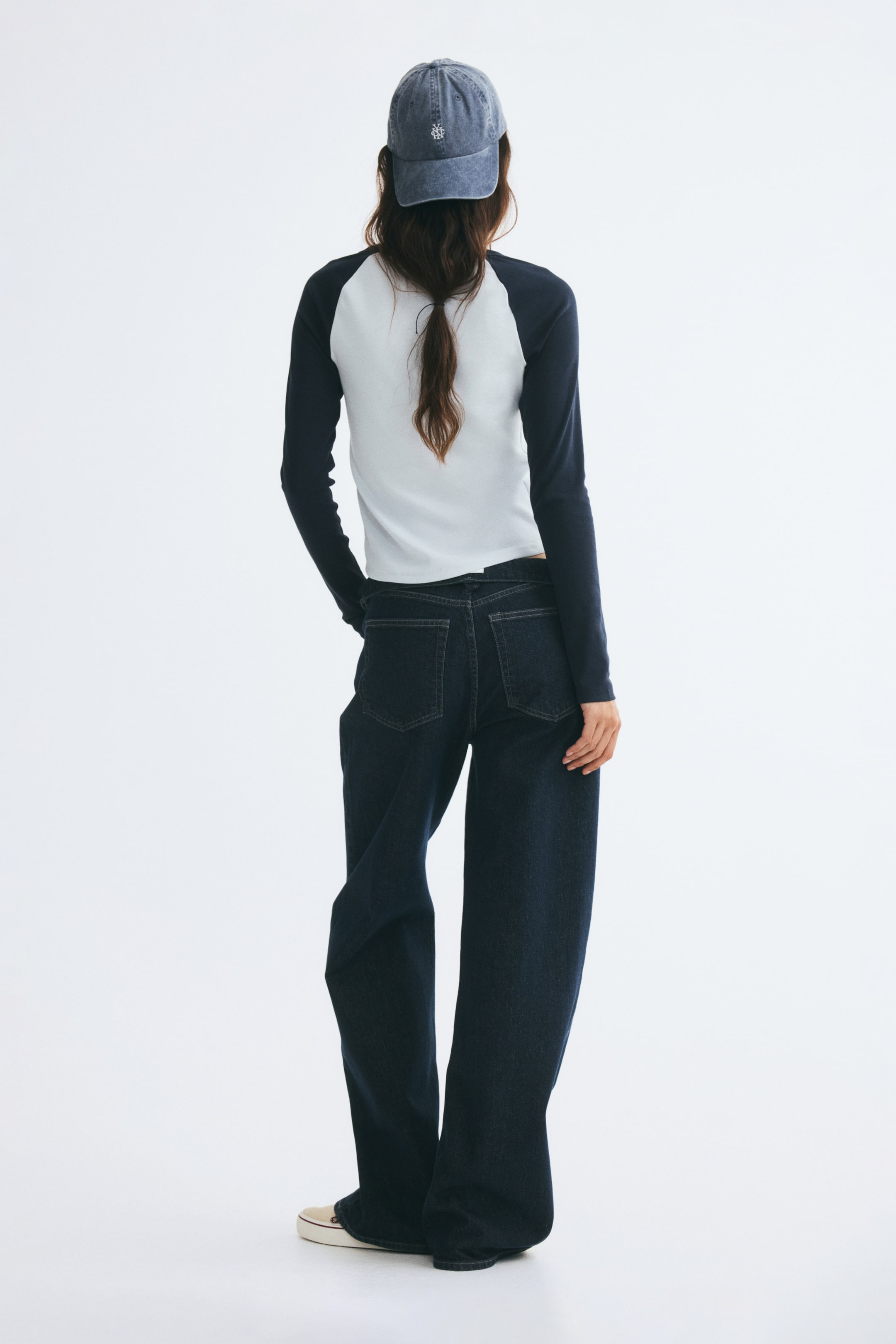 Raglan-Sleeved Cotton Top