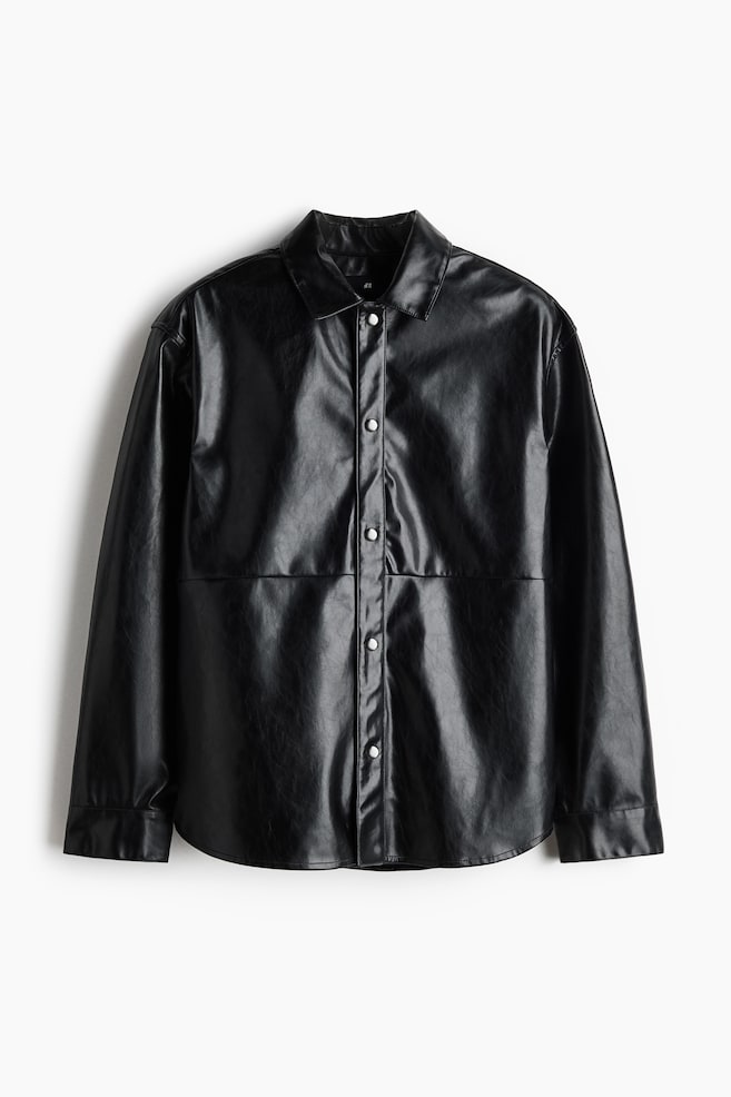 Sobrecamisa revestida - Negro/Violeta oscuro - 1