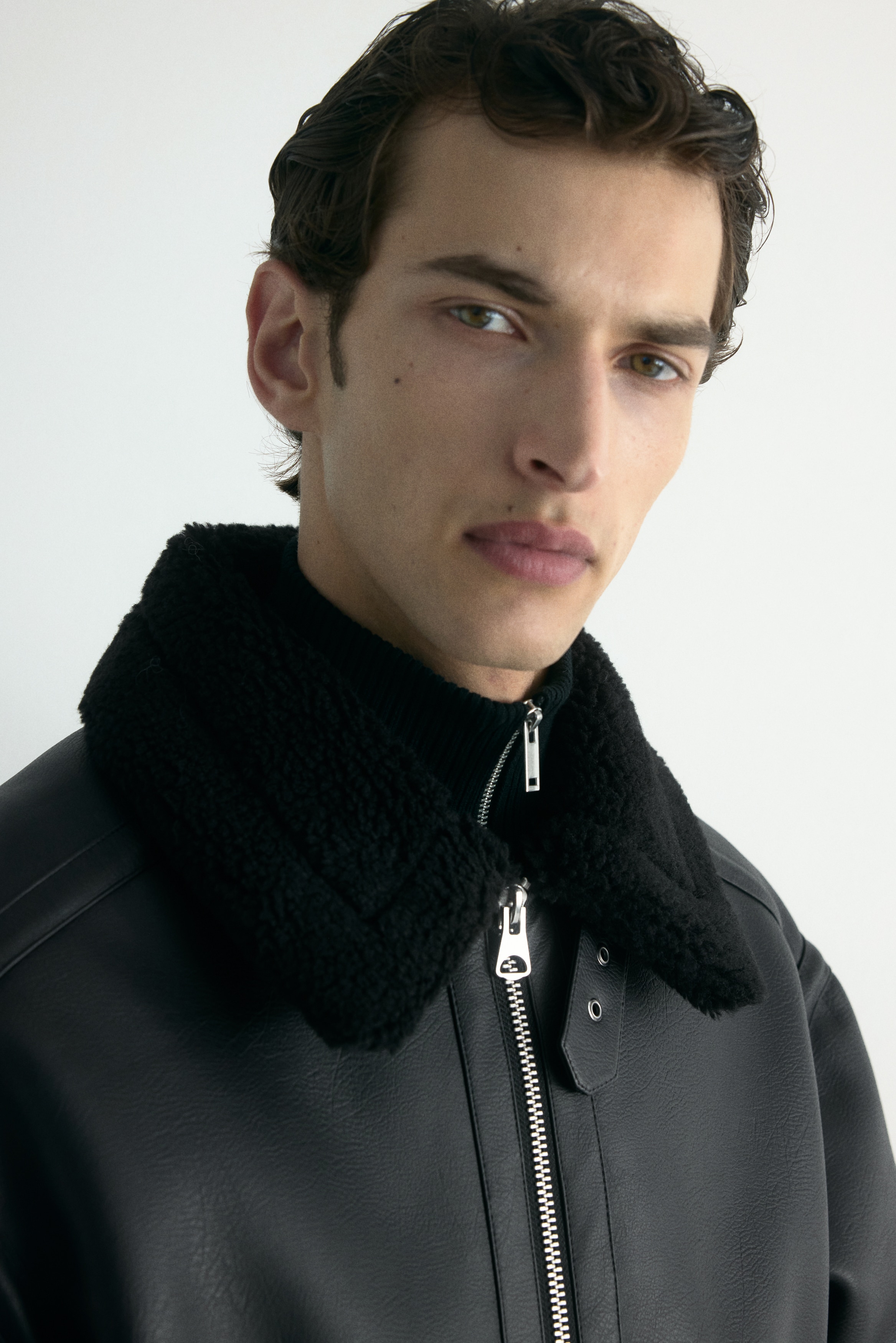 Aviator jacket - Black - Men | H&M