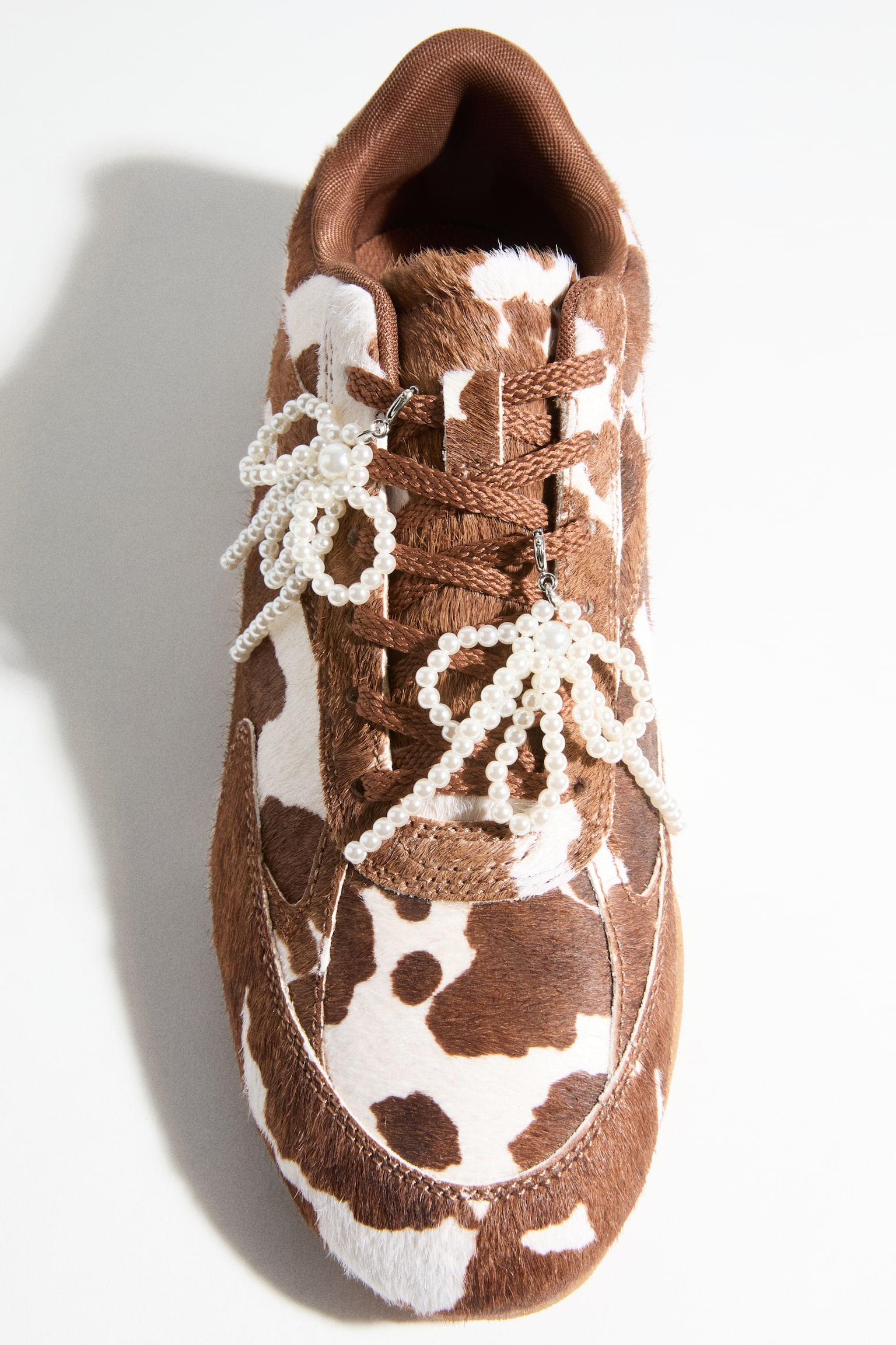 Beaded shoe charms - White - 1