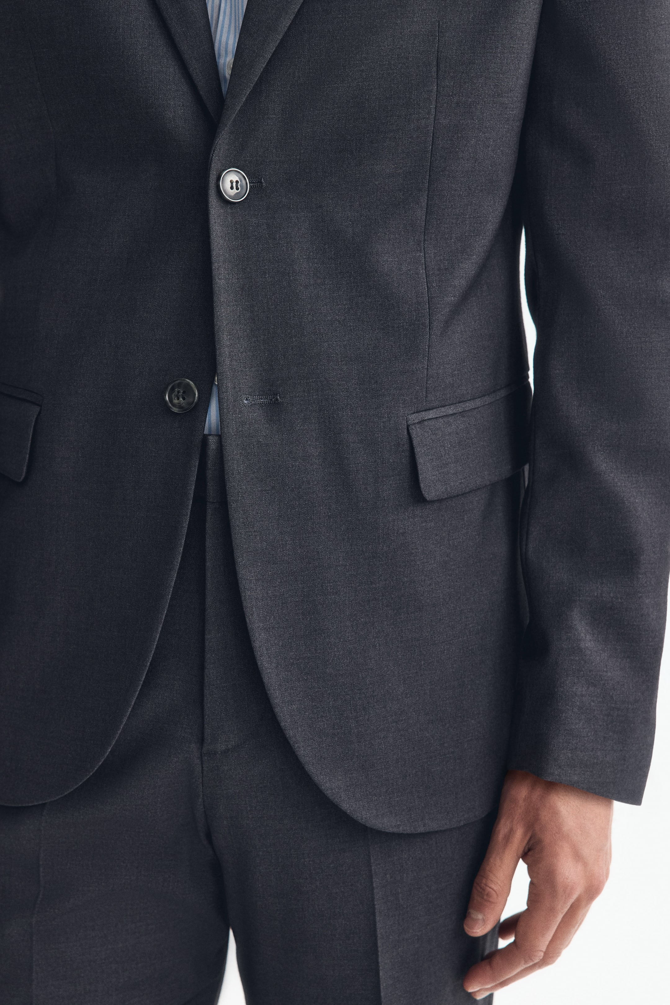 Regular-Fit Single-Breasted Jacket