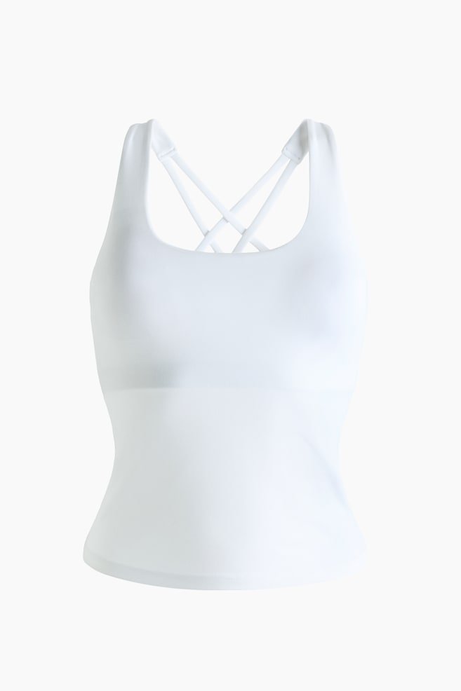 Top sport de tirantes con SoftMove™ - Blanco/Negro/Chocolate moca/Lila/Ciruela chocolate/Marrón cálido - 1