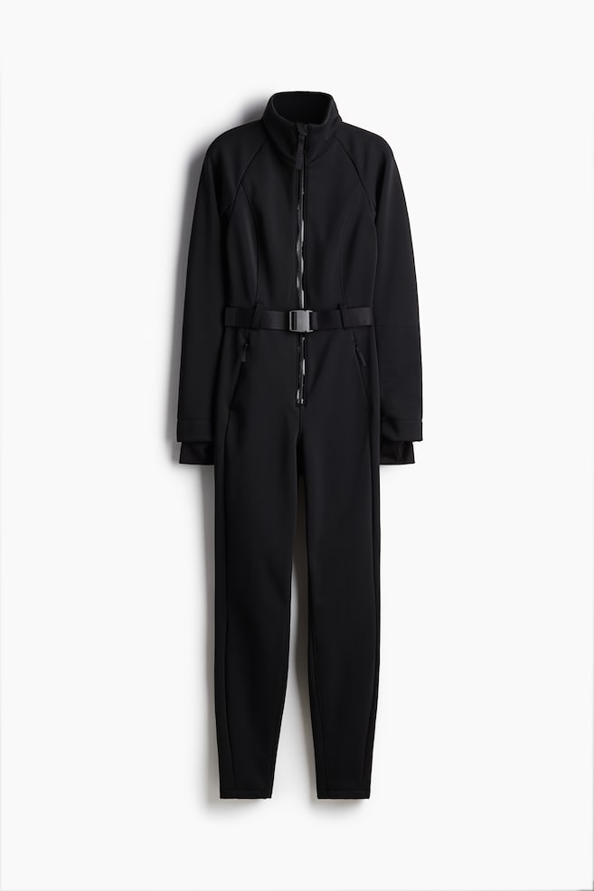 Waterafstotende ski-overall - Zwart/Roomwit - 1