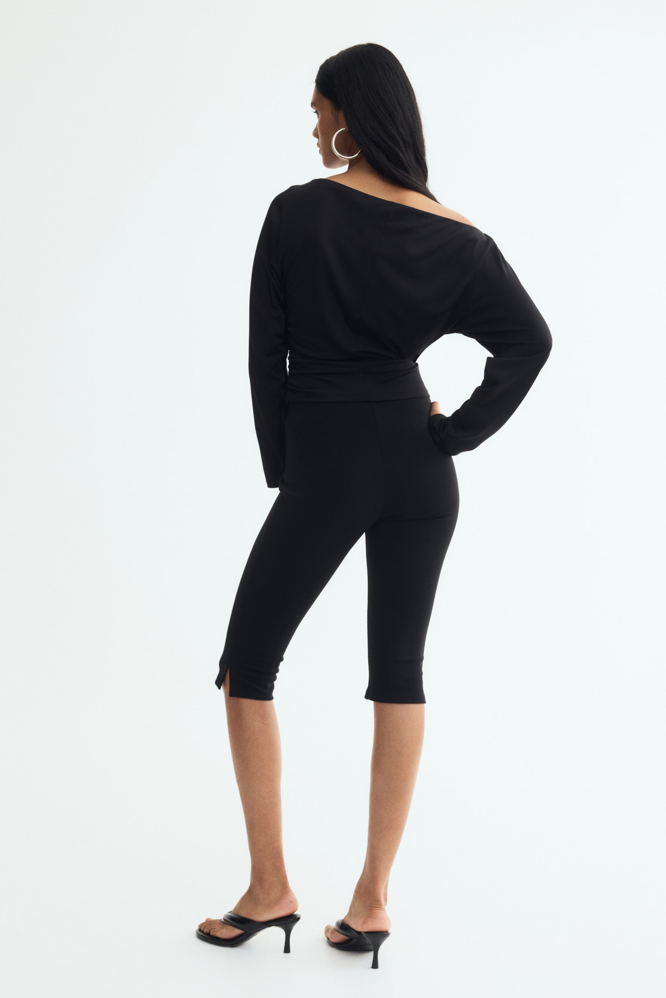 Studded Boat-Neck Top