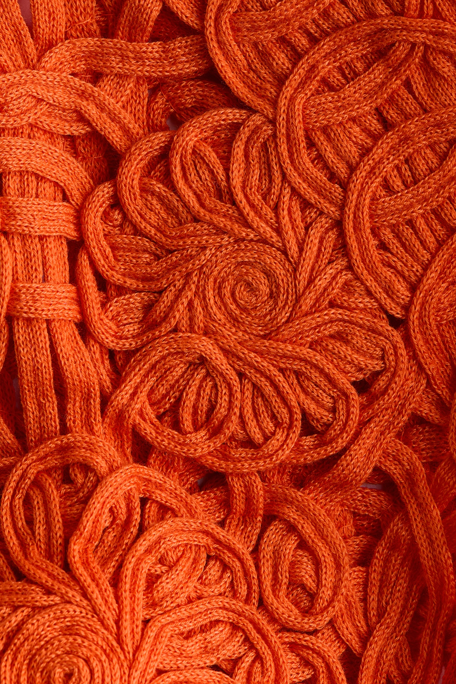 Женское платье H&M Crochet-Look Mini, цвет: Яркий оранжевый — фото 5