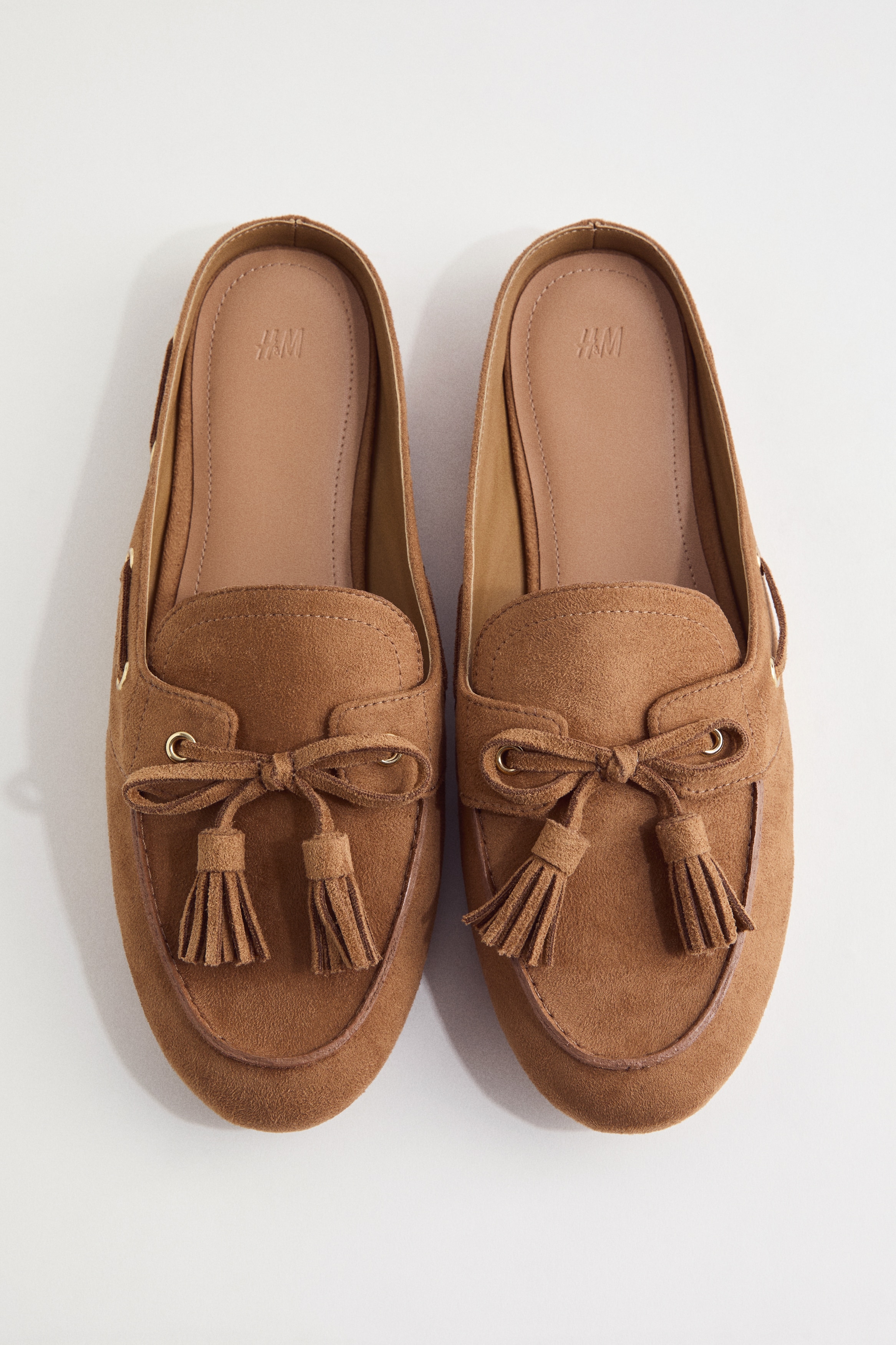 Slip in-loafers - Mörkbeige/Mörkbrun