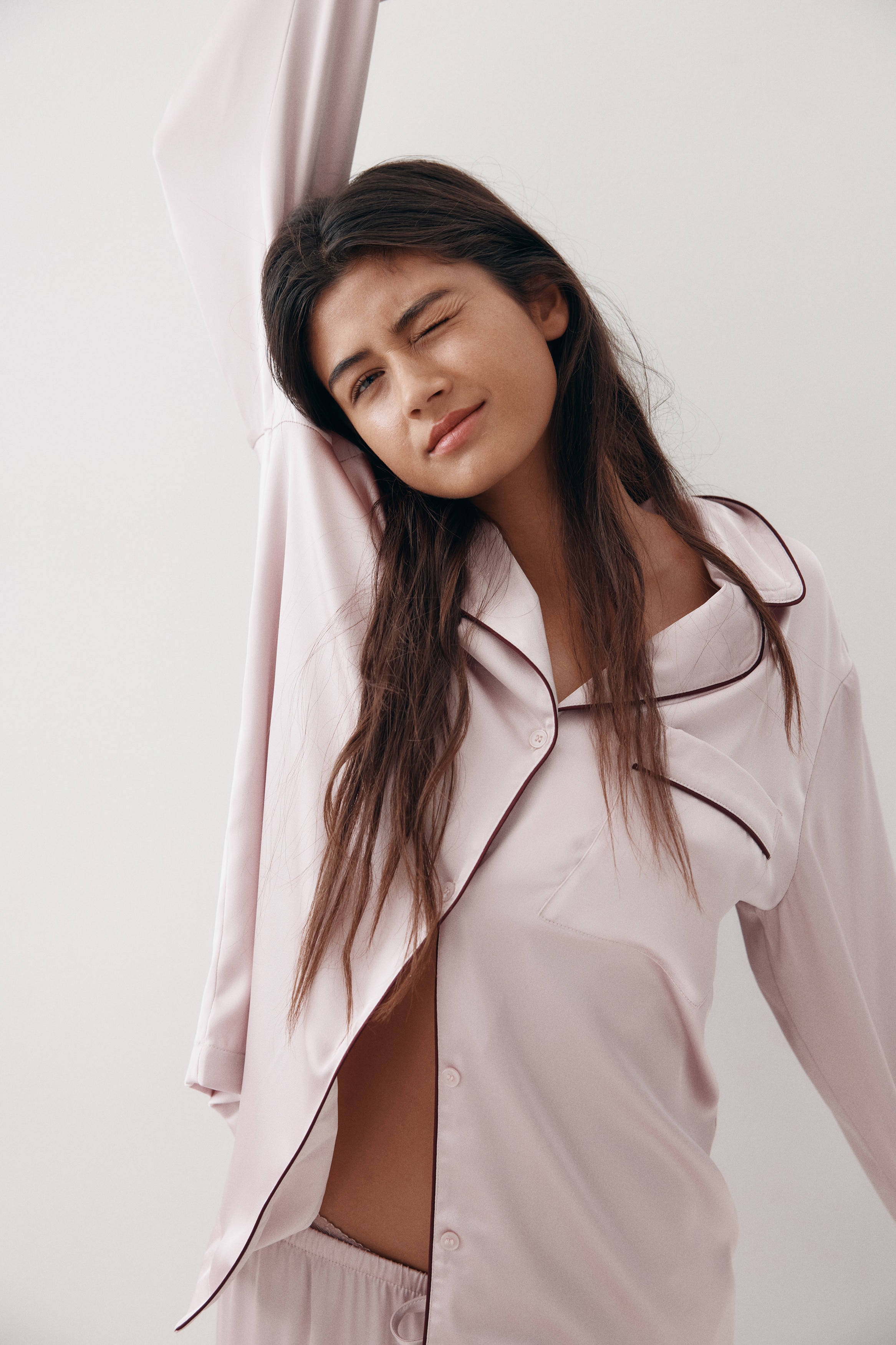 Satin pyjamas