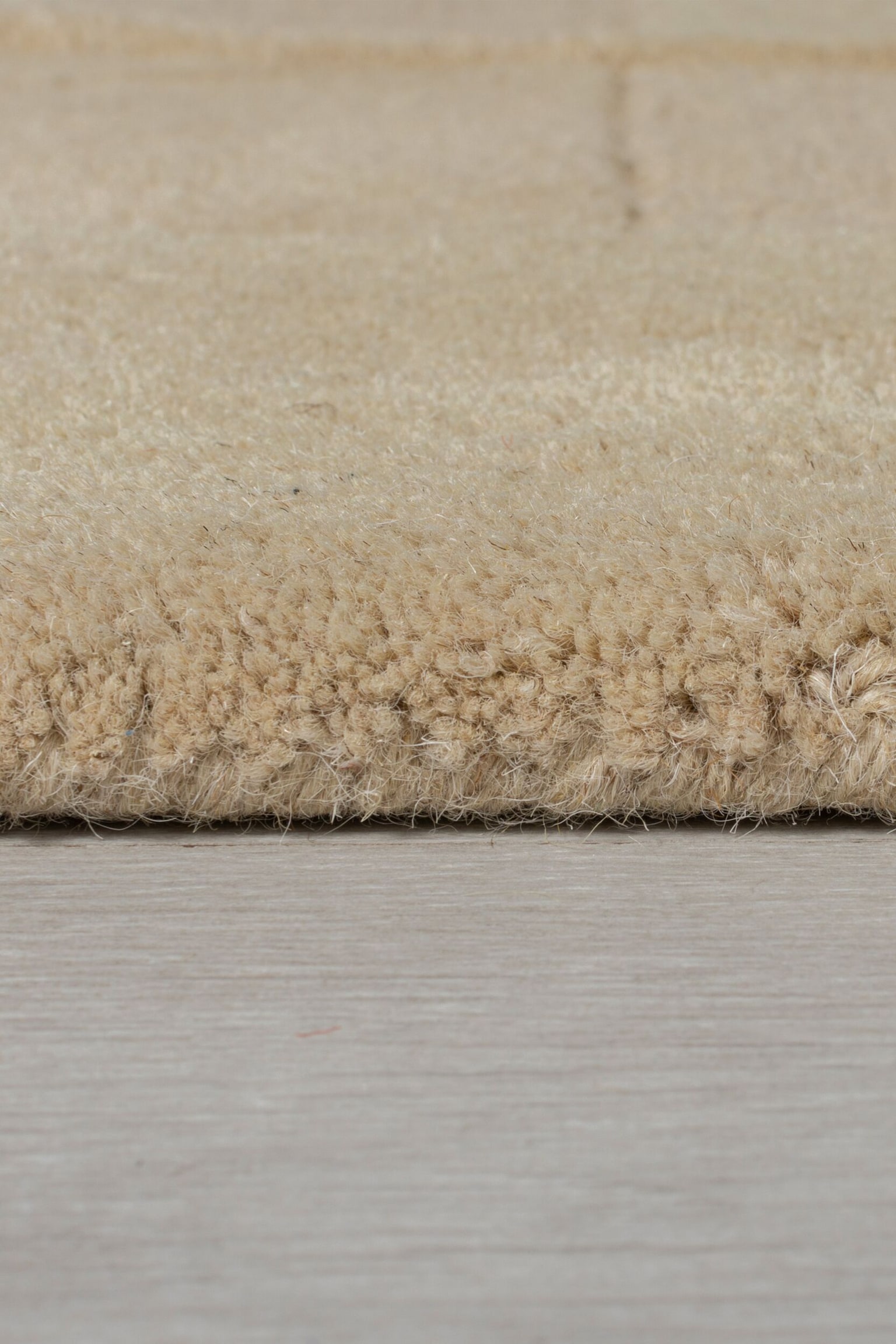 Tapis Circulaire Géométrique En Laine Gigi - Naturel/Gris - 4