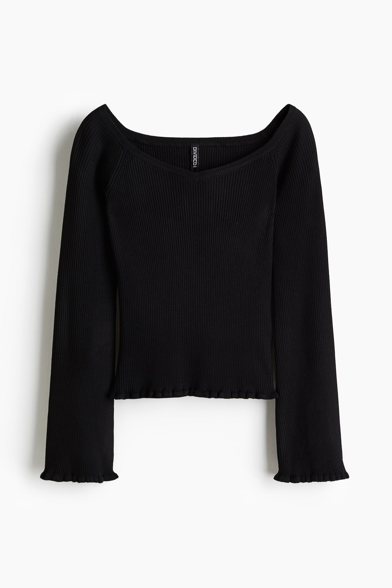 MAHUAOYIXI Crop Top Da Donna Sexy A Spalle Scoperta Con Maniche Lunga Canotta A Scollo Profondo V Tinta Unita Maglietta Delle Donna Moda Per Club Discoteca Nero M 108522463