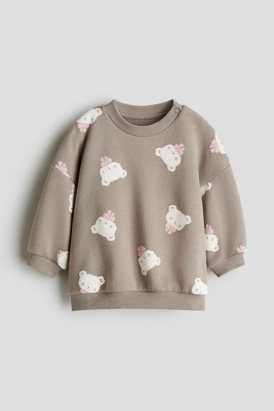 Детские худи H&M Printed Sweatshirt