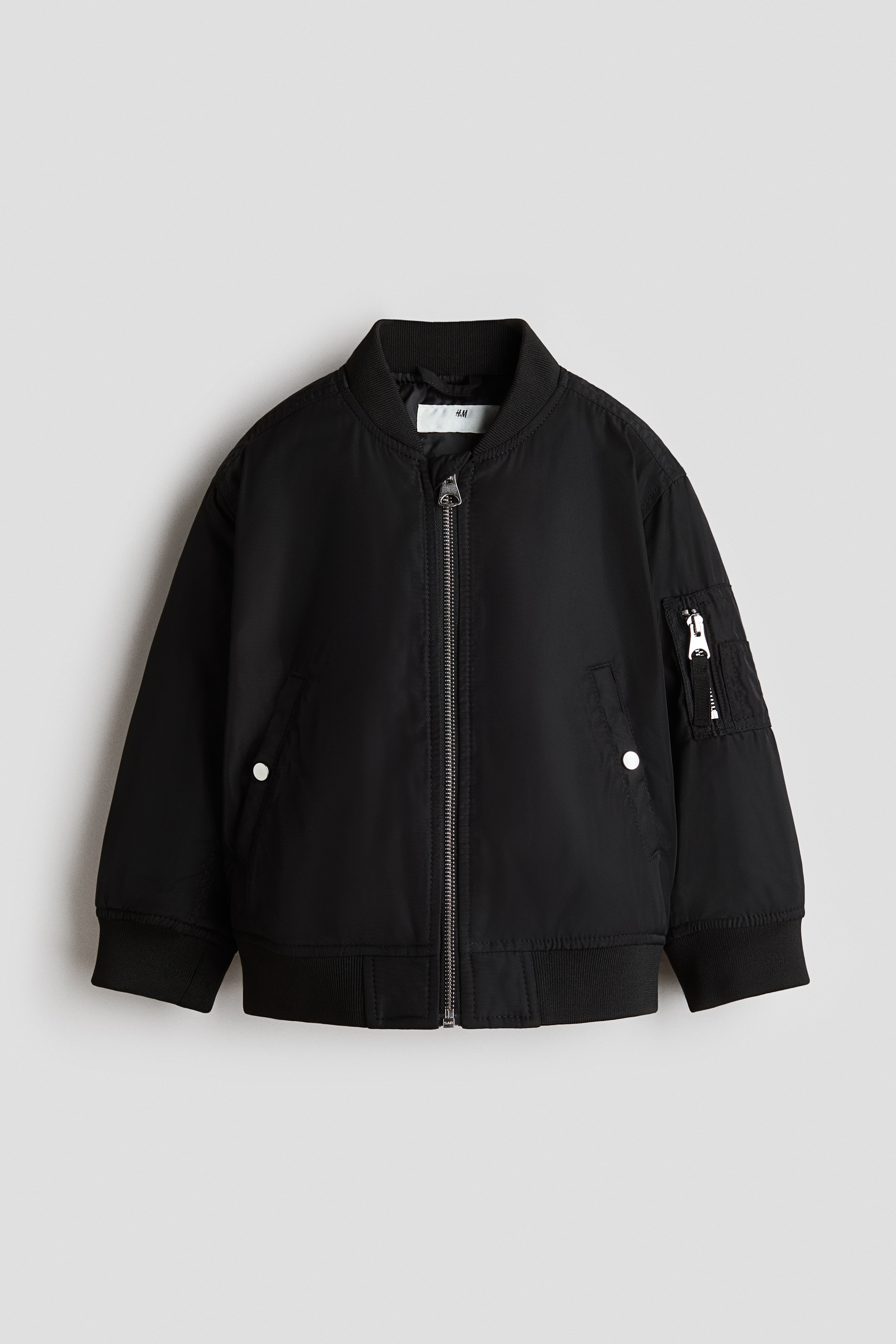 H & M - Pilotenjacke - Schwarz - Kinder