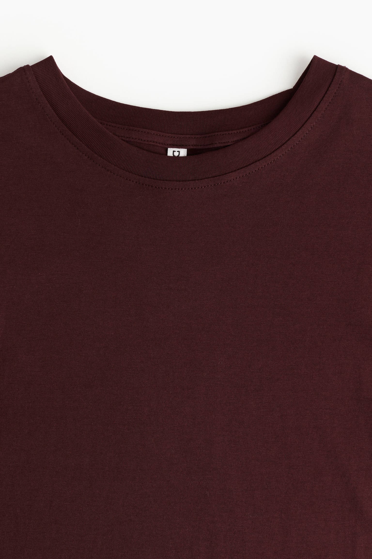 Oversized T-shirt - Burgundy/White/Pink/Dark brown/Light beige/Light turquoise/Dark grey/Black/Light beige - 4