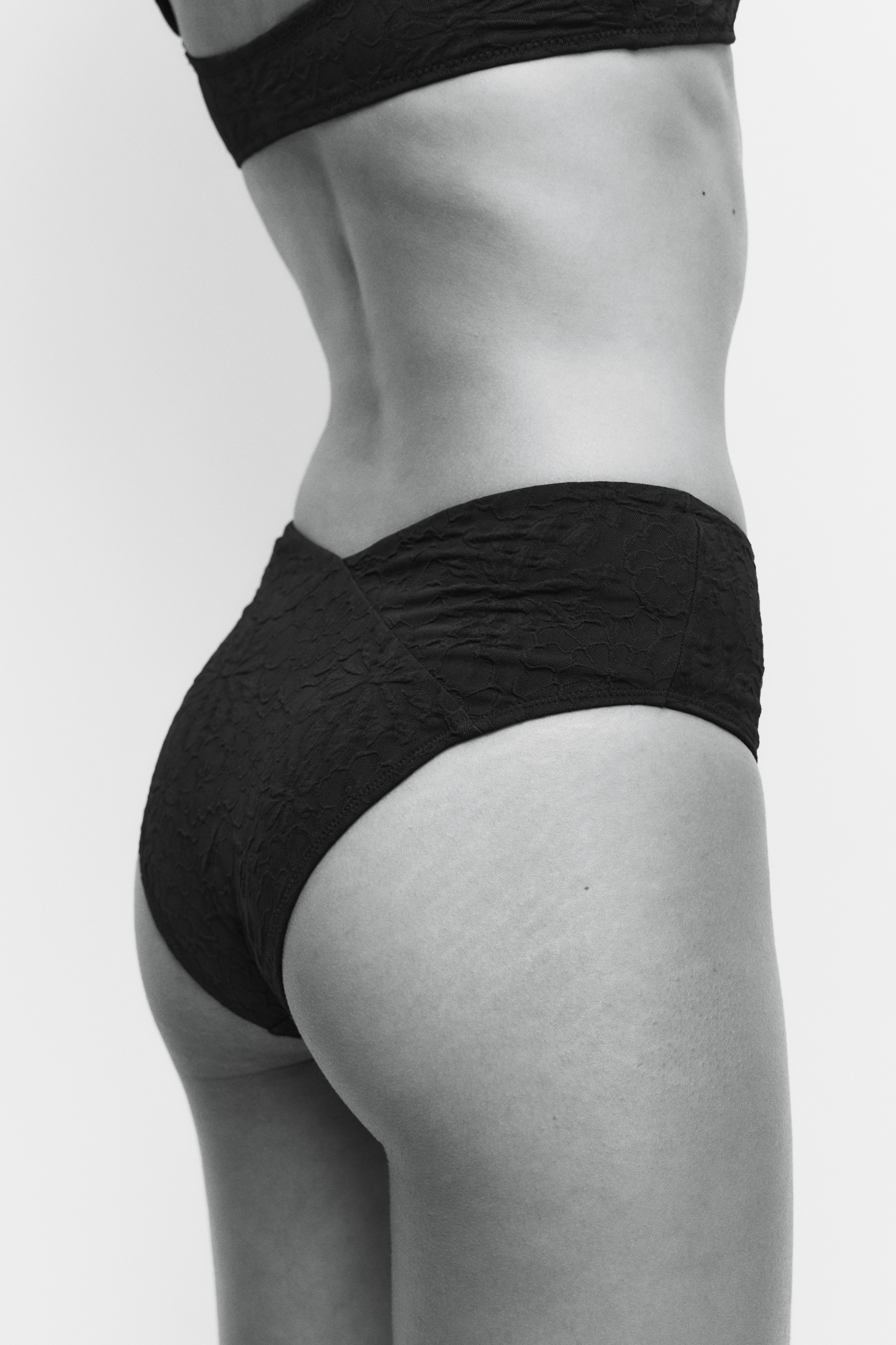 High Rise Cheeky Bikini bottoms
