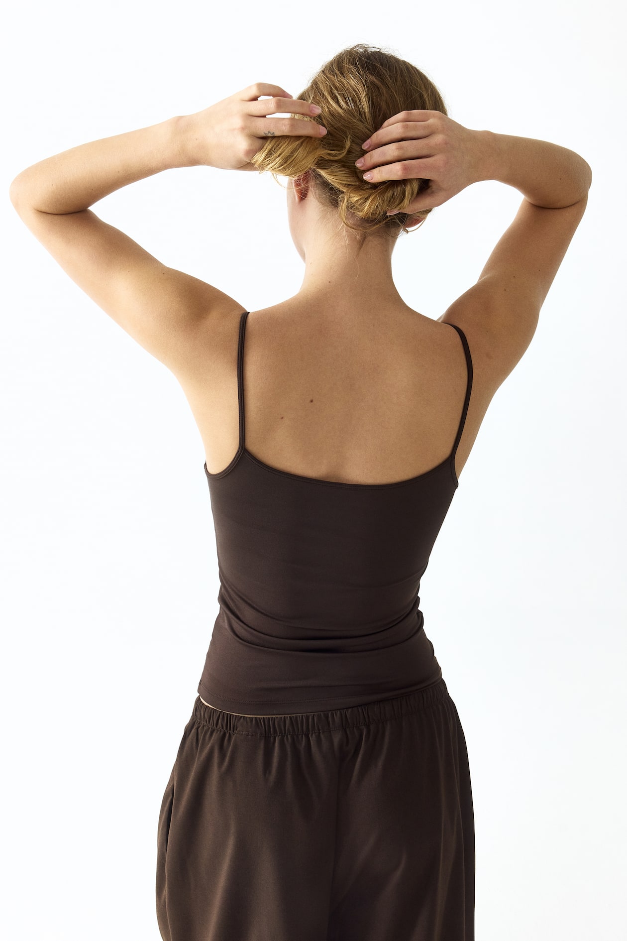 Jersey strappy top - image 3