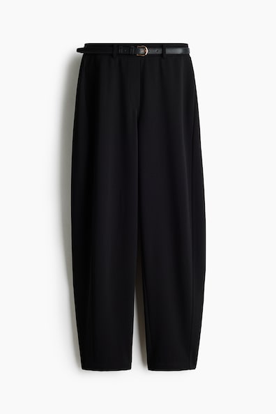ベルテッドバレルパンツ