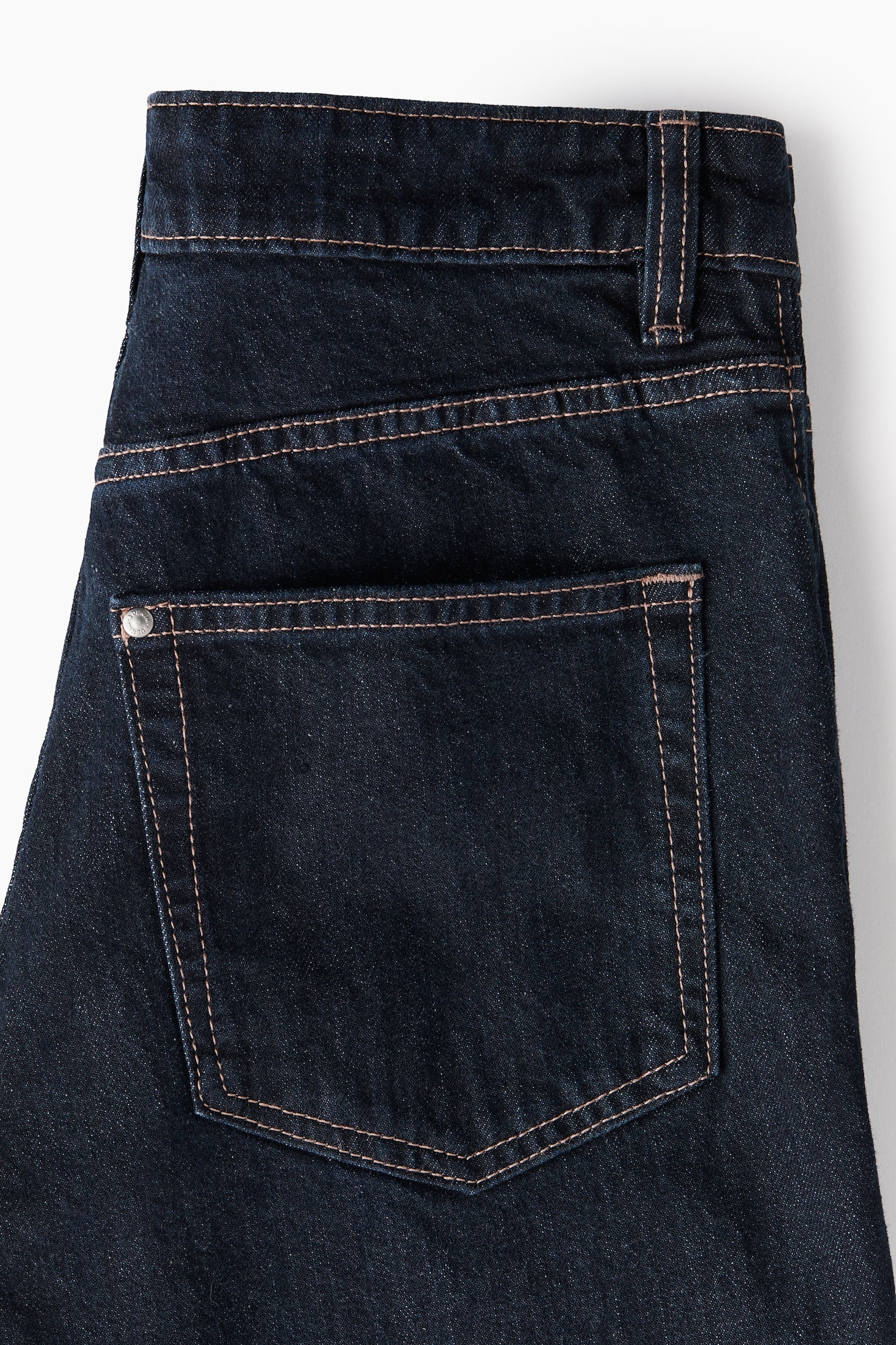 Wide High Cropped Jeans - Dark denim blue/Denim blue/Light beige/Light denim blue/Pale denim blue - 7