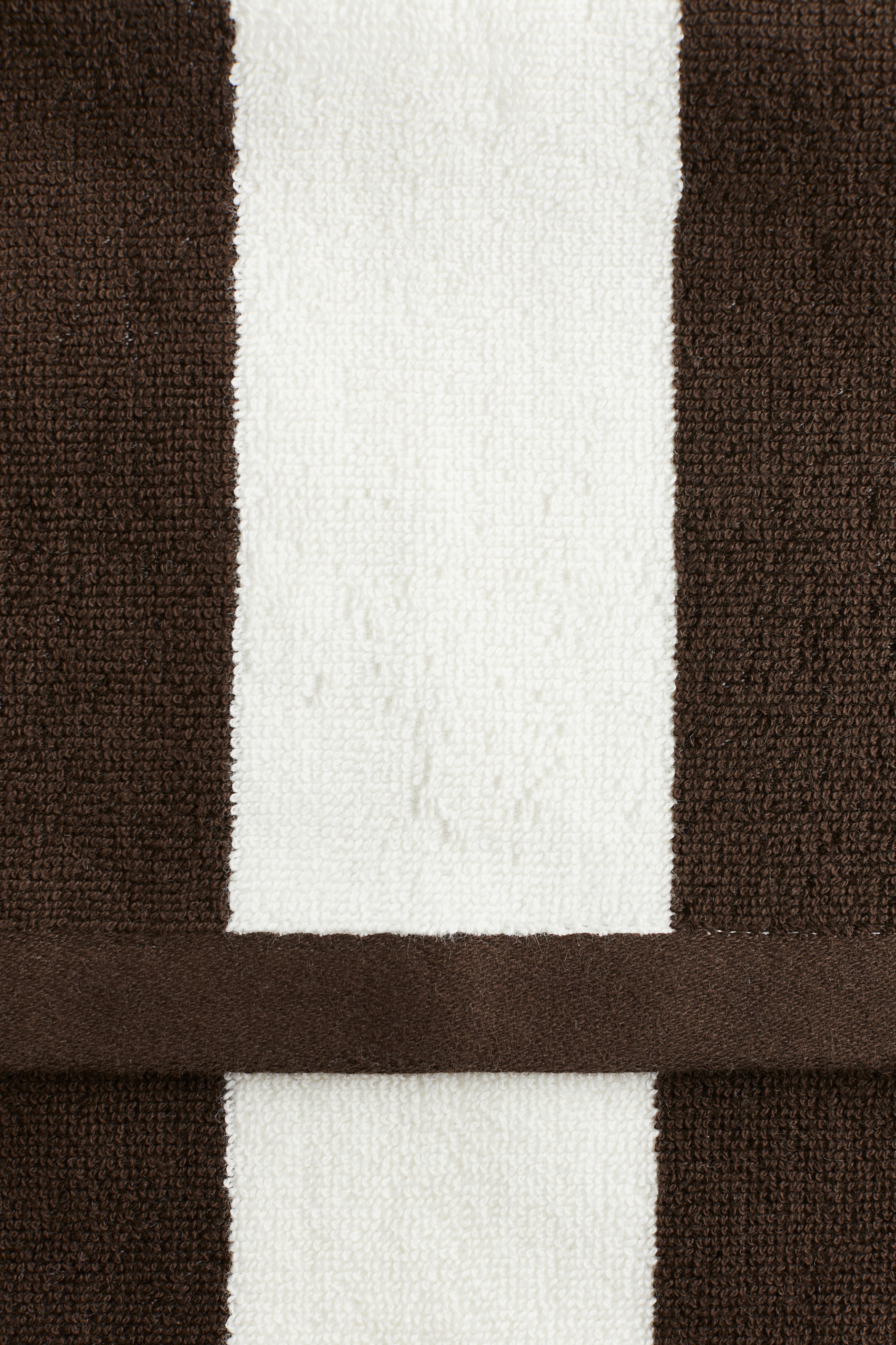 Striped Cotton Terry Guest Towel