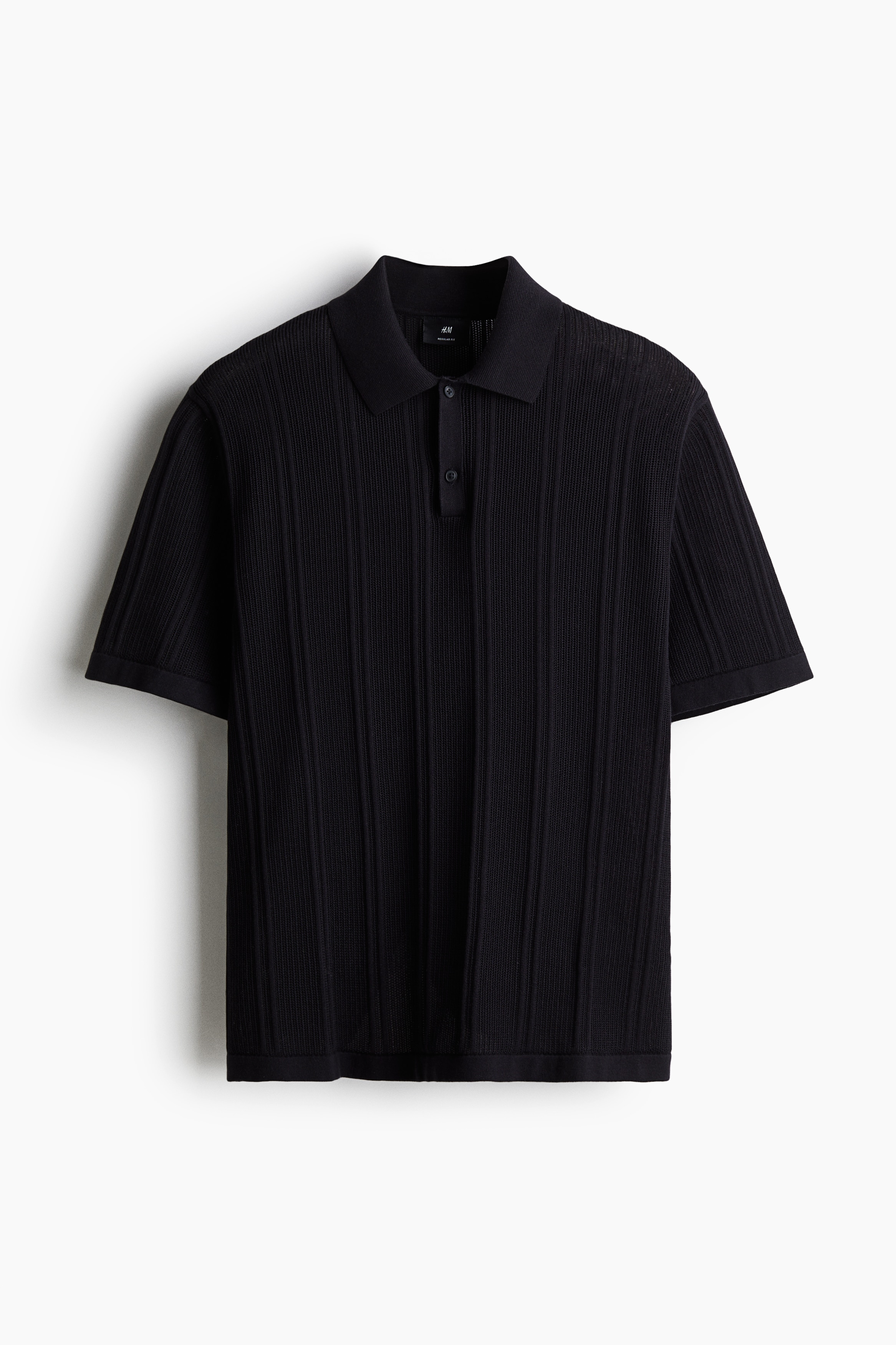 Regular Fit Polo Shirt - Dark blue/Cream/Dark brown