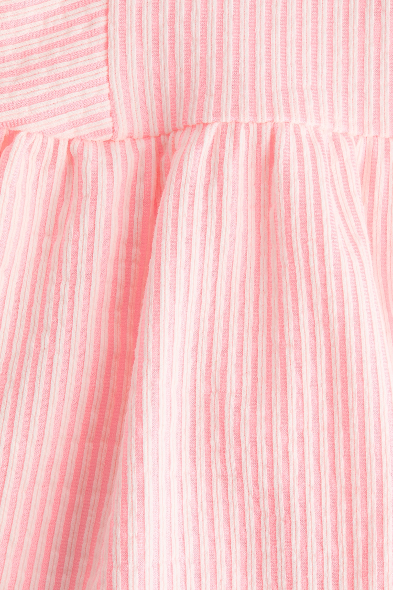 Džersejové šaty s potlačou - Svetloružová/biela pruhovaná/Biela/čerešne/Blue/White striped - 2