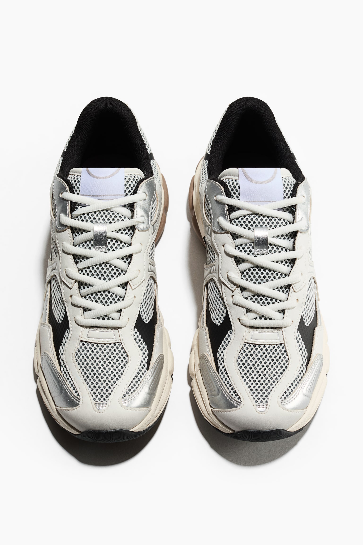 Chunky trainers - White/Dark beige - 3