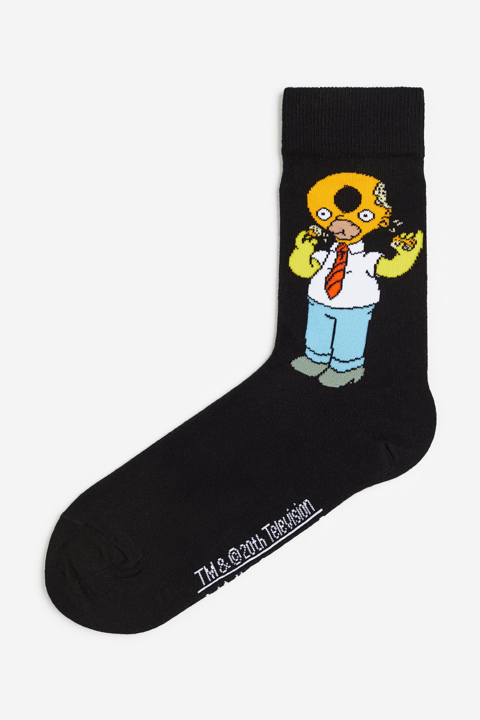 Tất có hoạ tiết - Màu đen/The Simpsons - 1