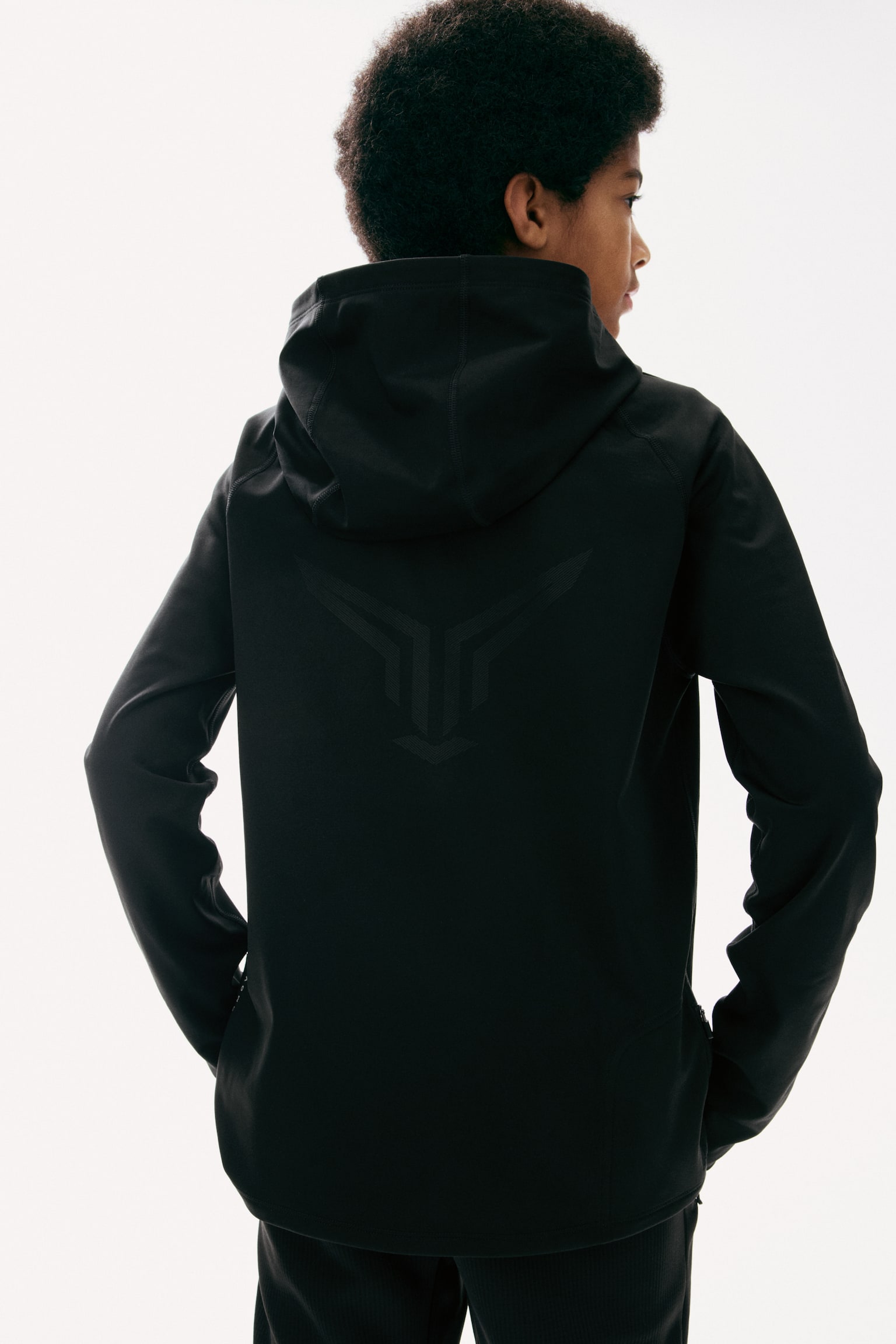 Hoodie de sport chaud ThermoMove™ - Noir - 7