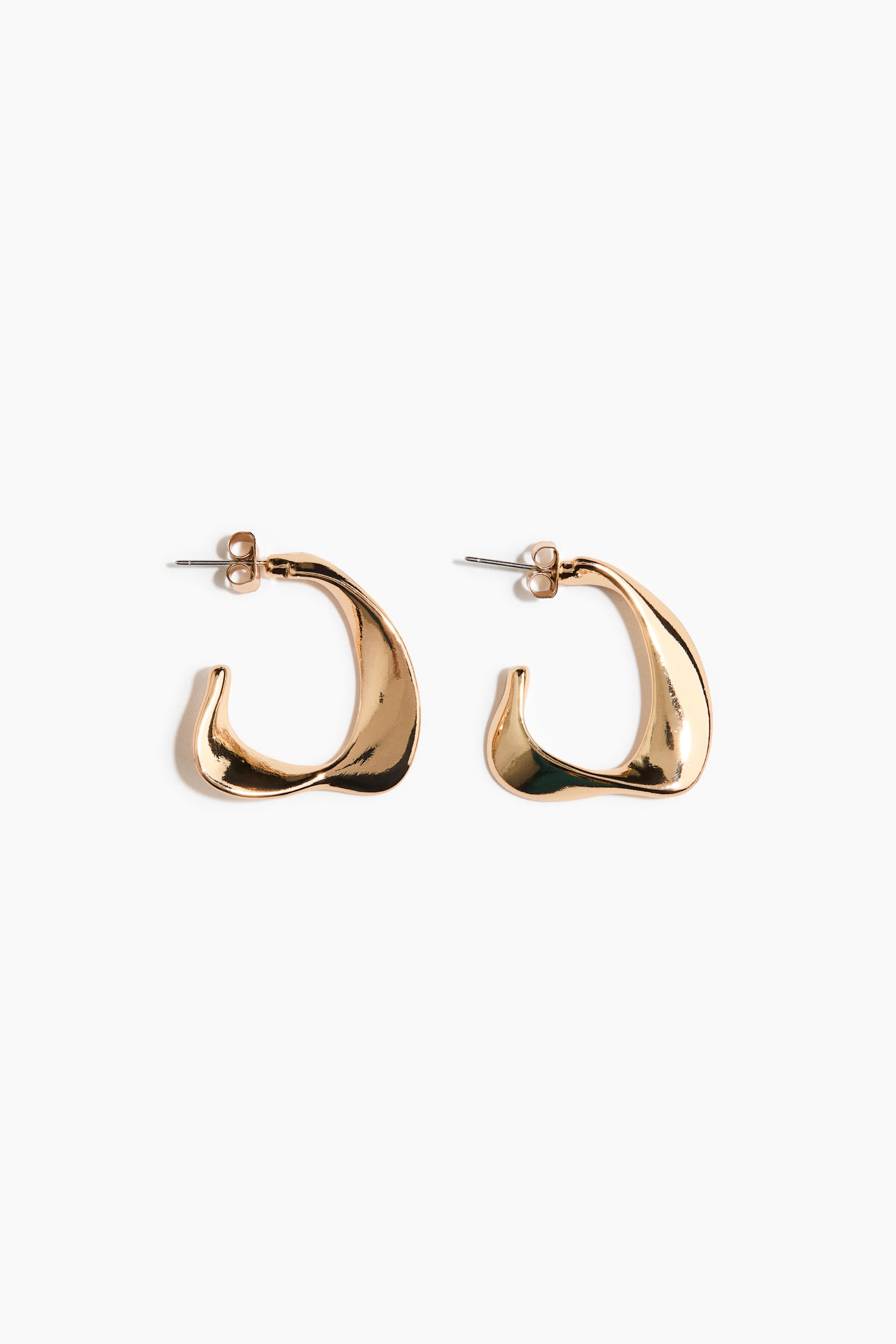 Hoop earrings - Gold-coloured/Silver-coloured