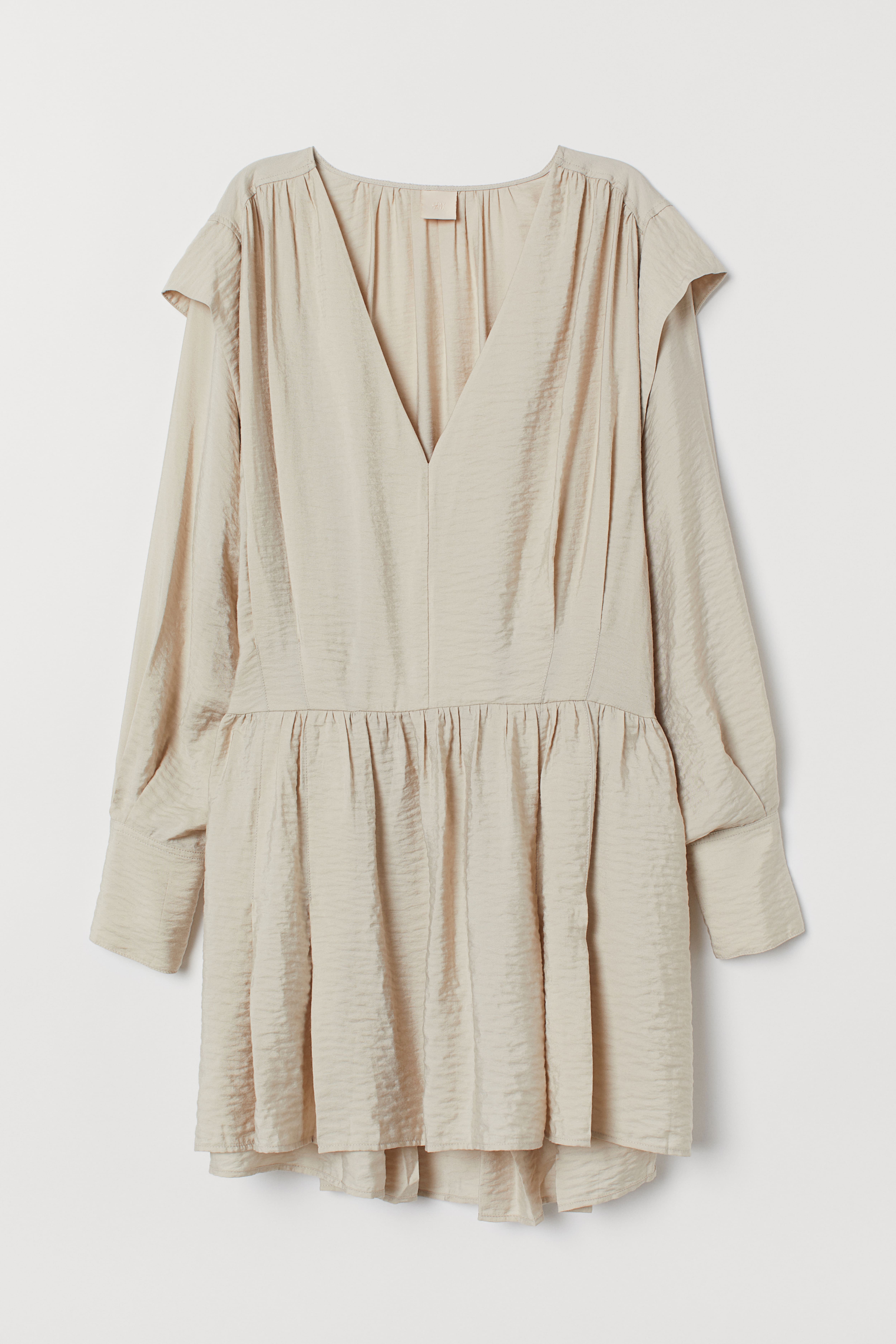 Fashion h&m pleated dress