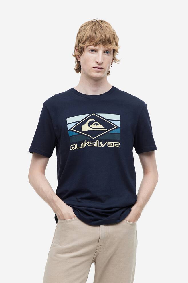 Qs Rainbow - T-shirt - Navy Blazer/Four Leaf Clover - 1