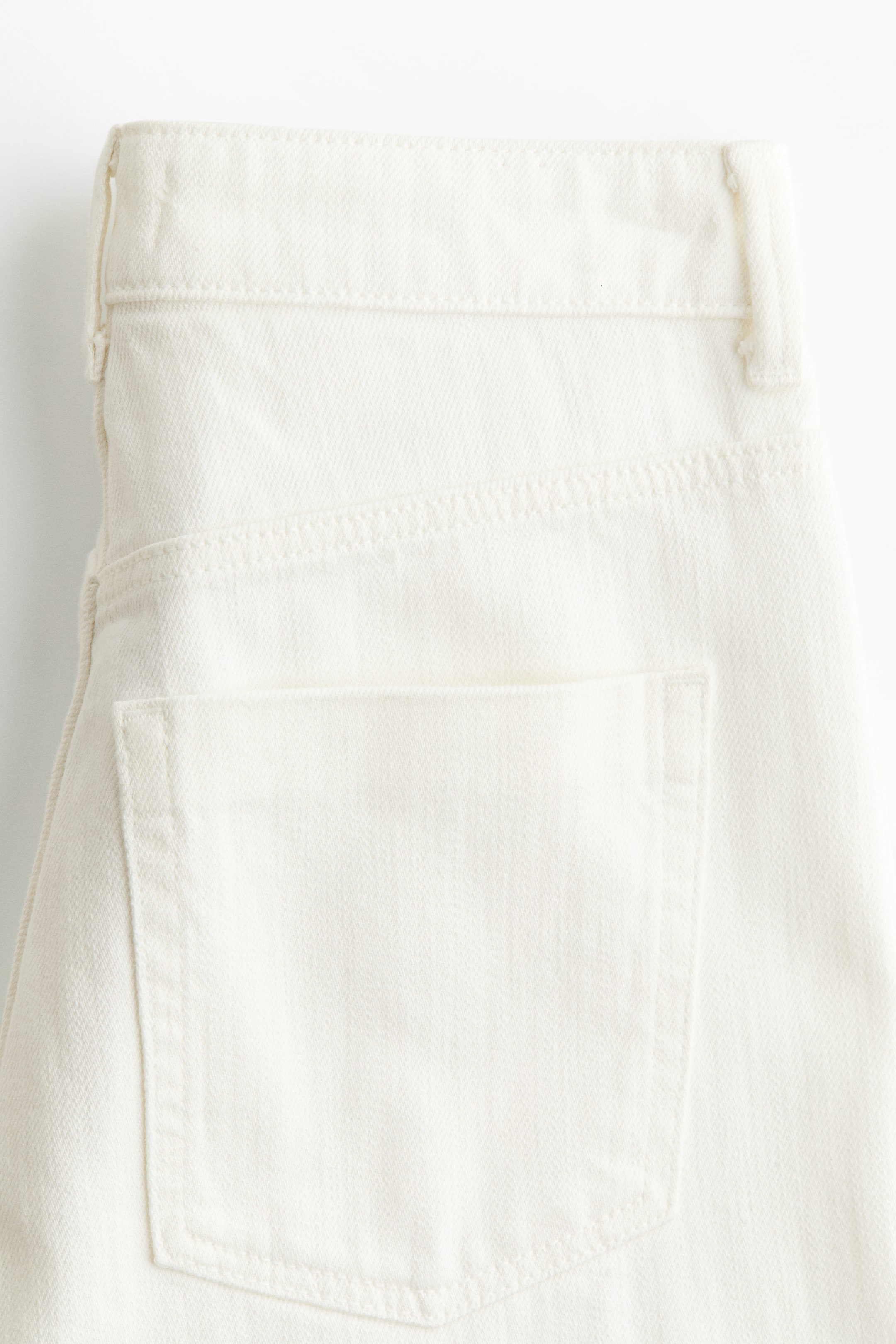 Jean large taille haute