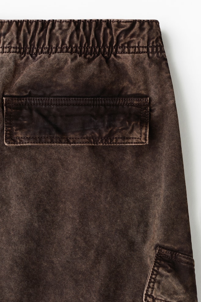 Loose-Fit Cargo Pants-Dark brown - 6