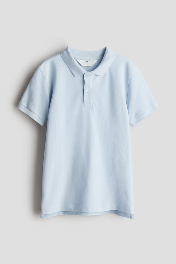 Детские рубашки H&M Cotton Pique Polo Shirt