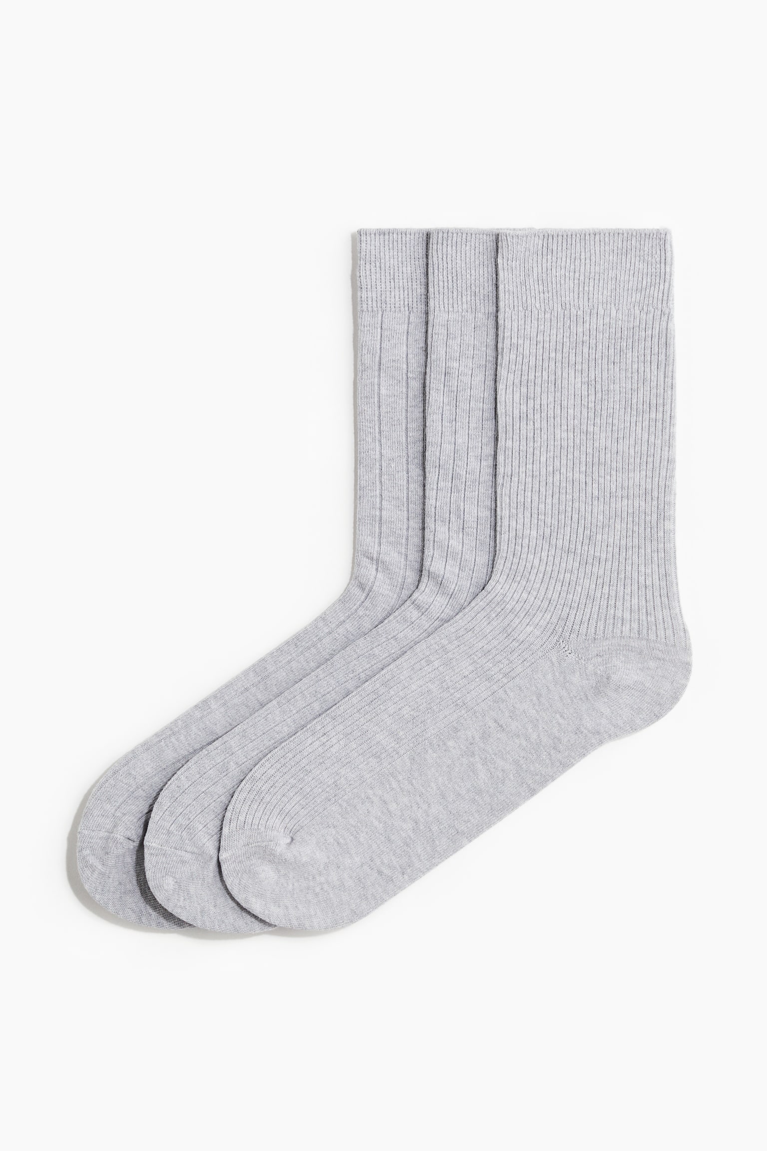 3-pack socks - Grey marl/Black - 1