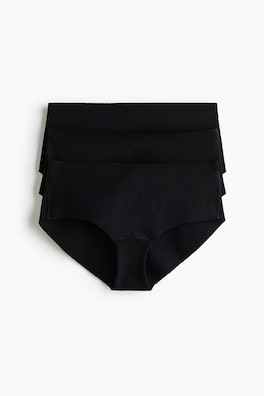3-pack osynlig bomullstrosa hipster