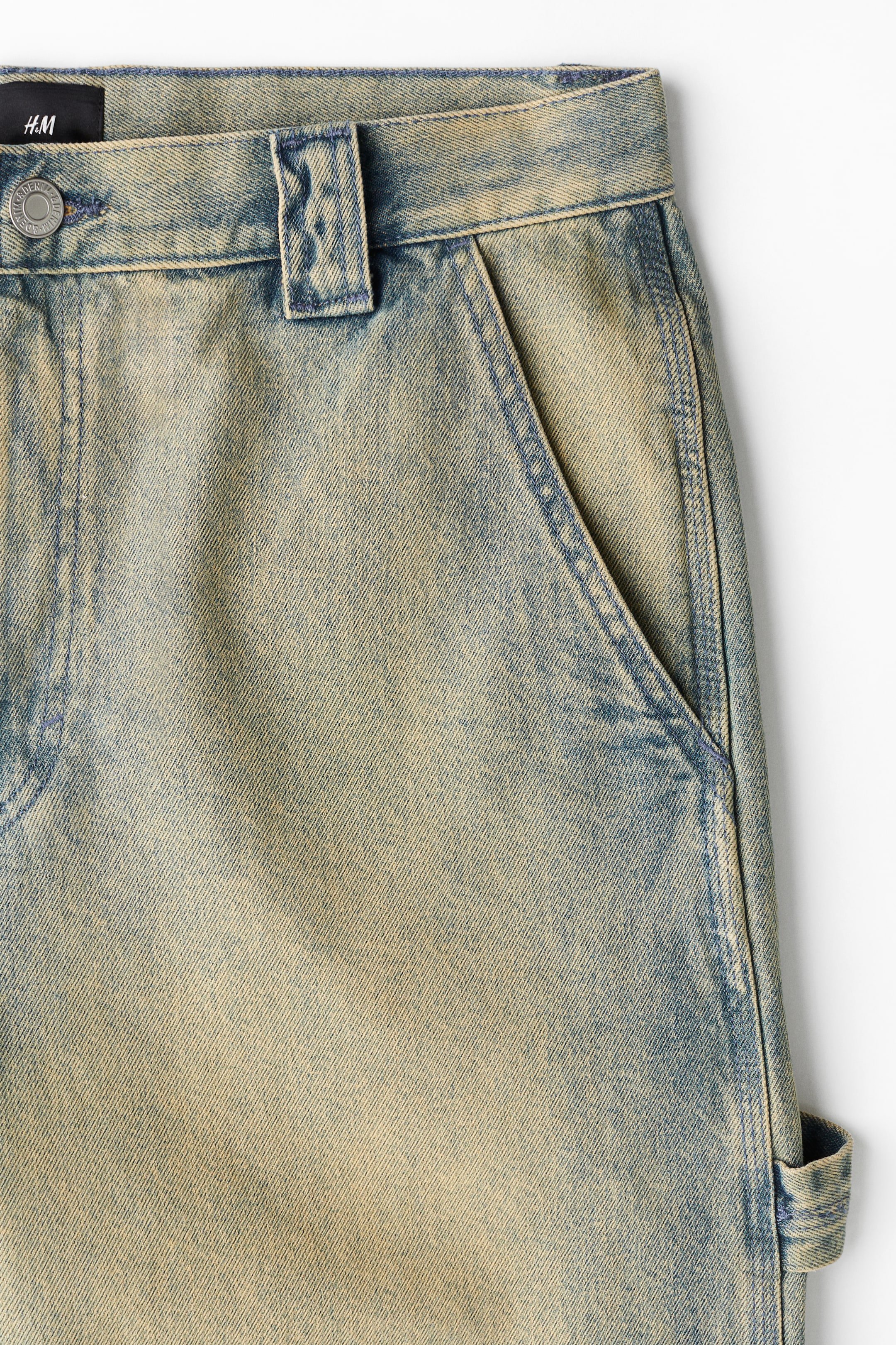 Baggy Denim Carpenter Shorts