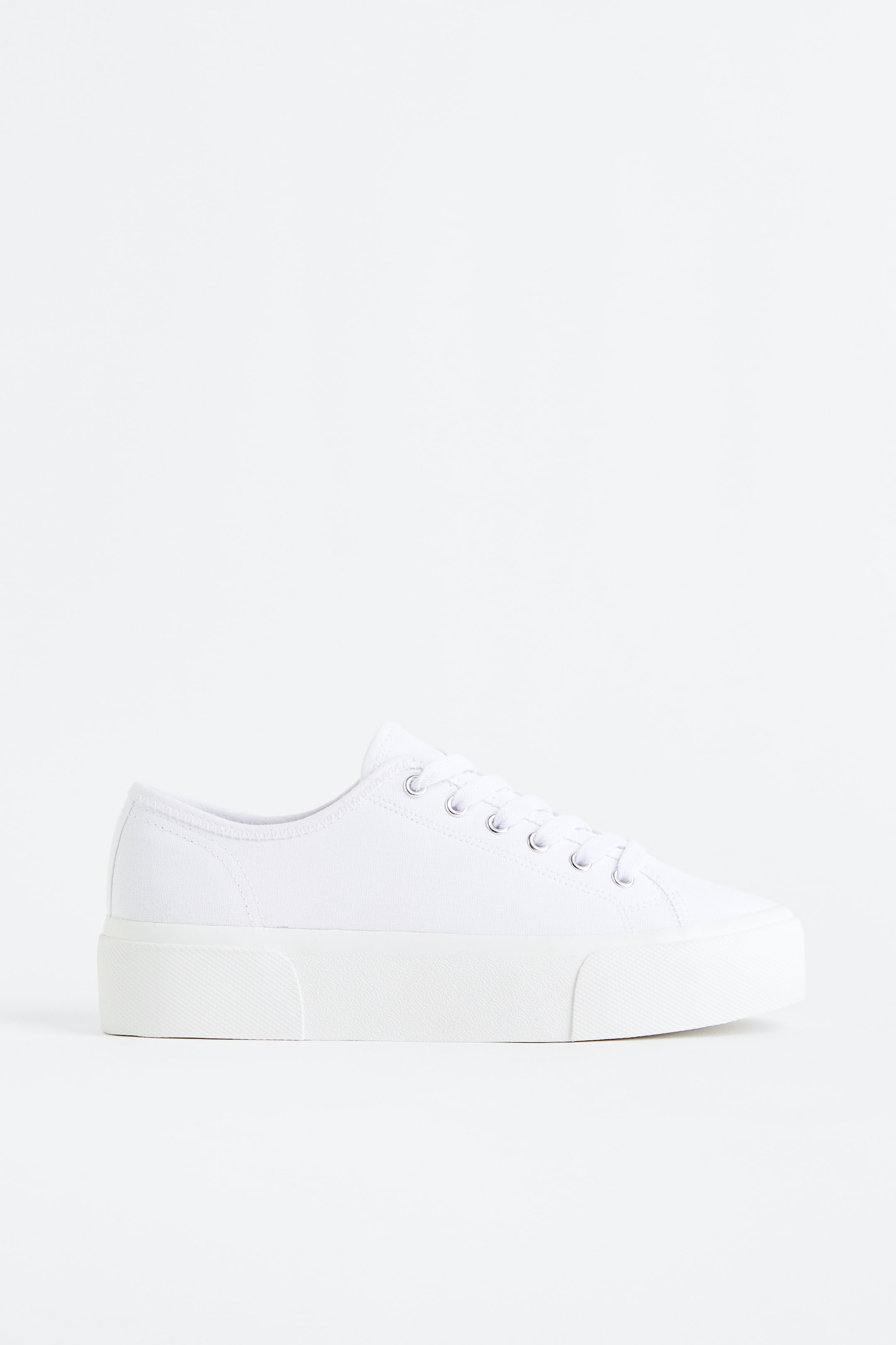 Platform trainers - No heel - White - Ladies | H&M GB