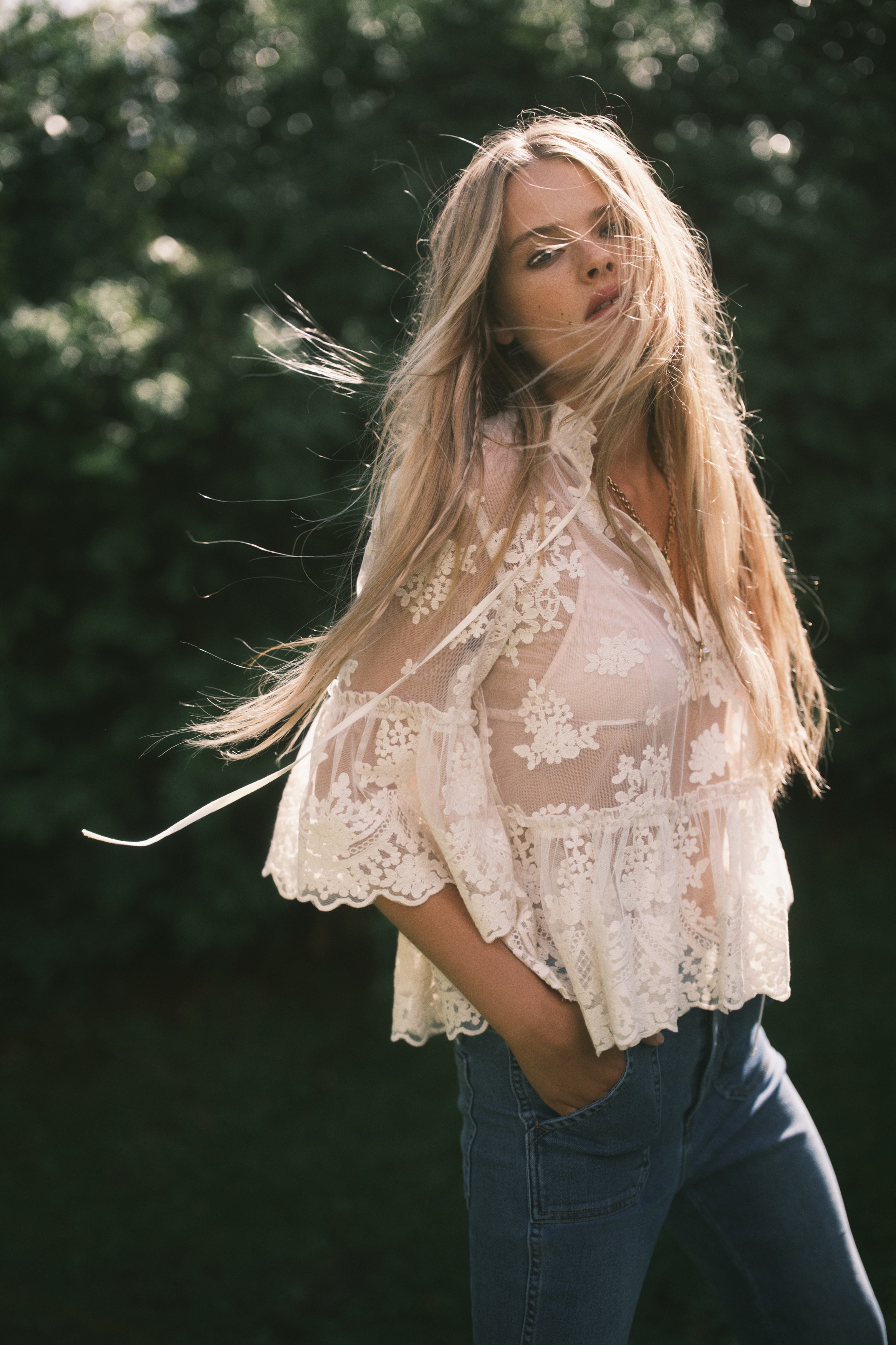 Flared High Jeans