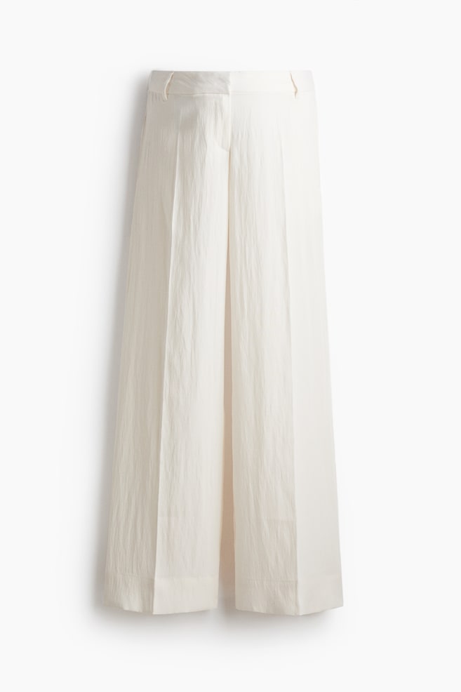 MAMA Wide tailored trousers - White - 1