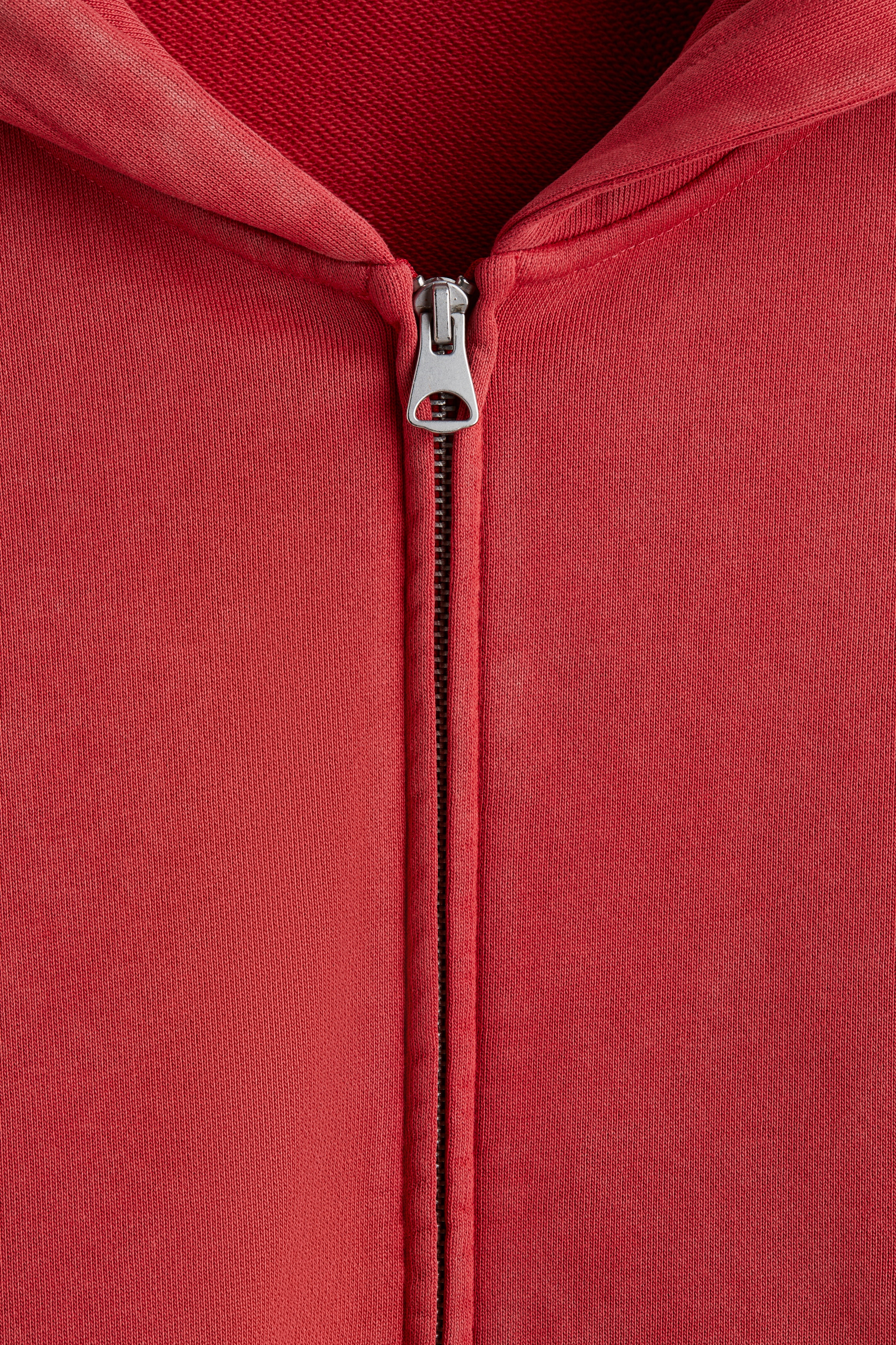 Oversized Fit Zip-through hoodie