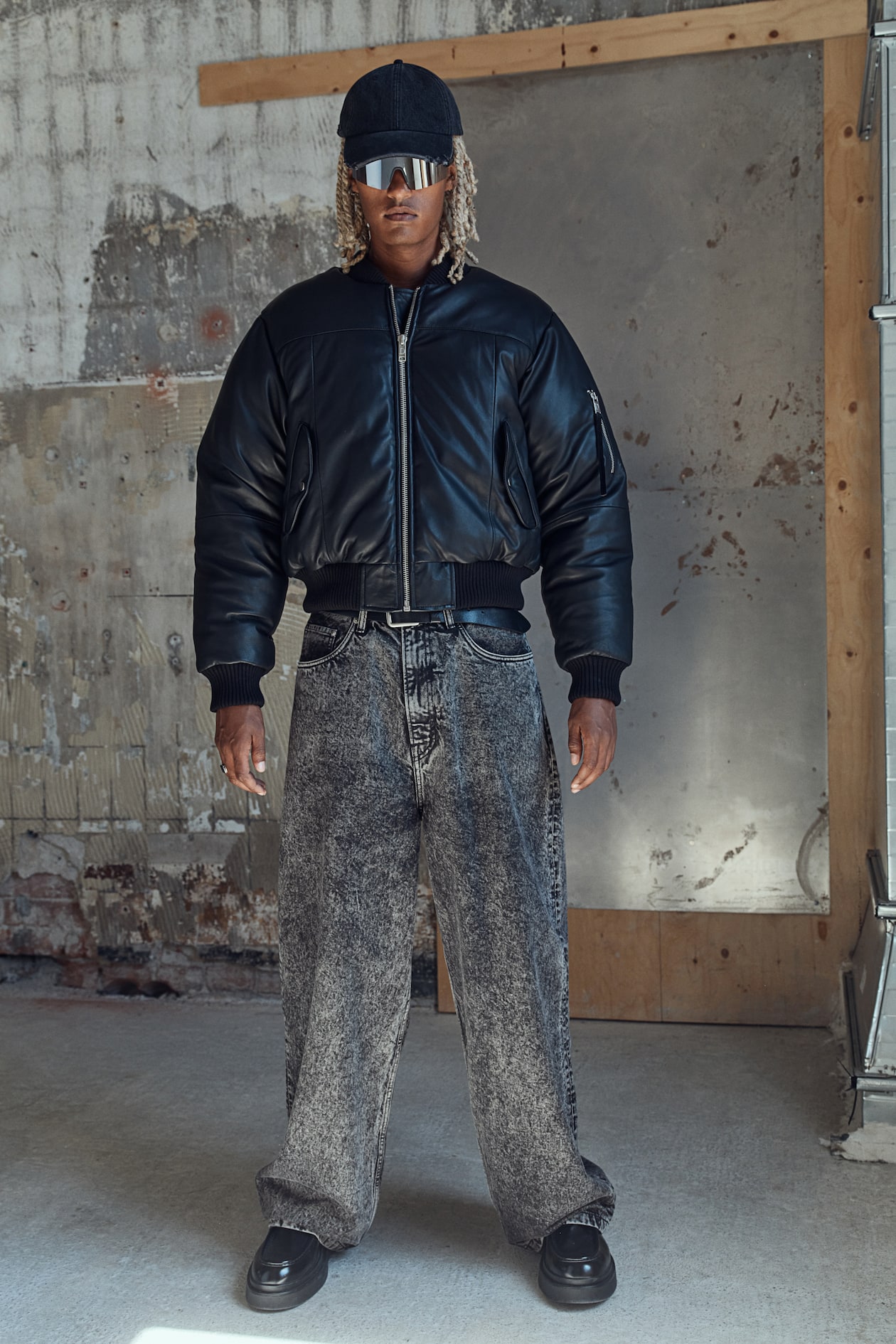 スーパーバギーデニム - ビンテージブラック - Men | H&M JP