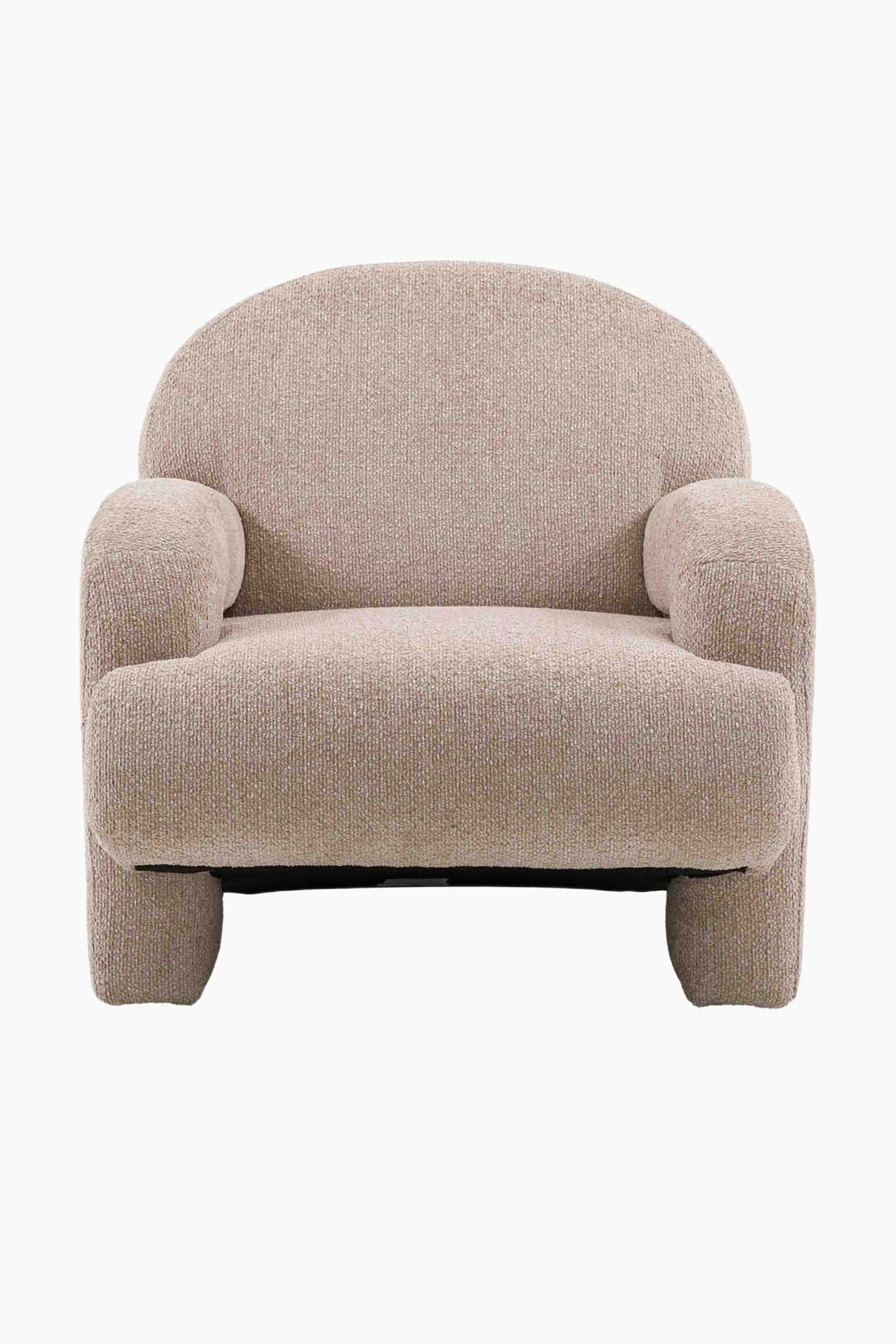 Retro Armchair - Beige/Red