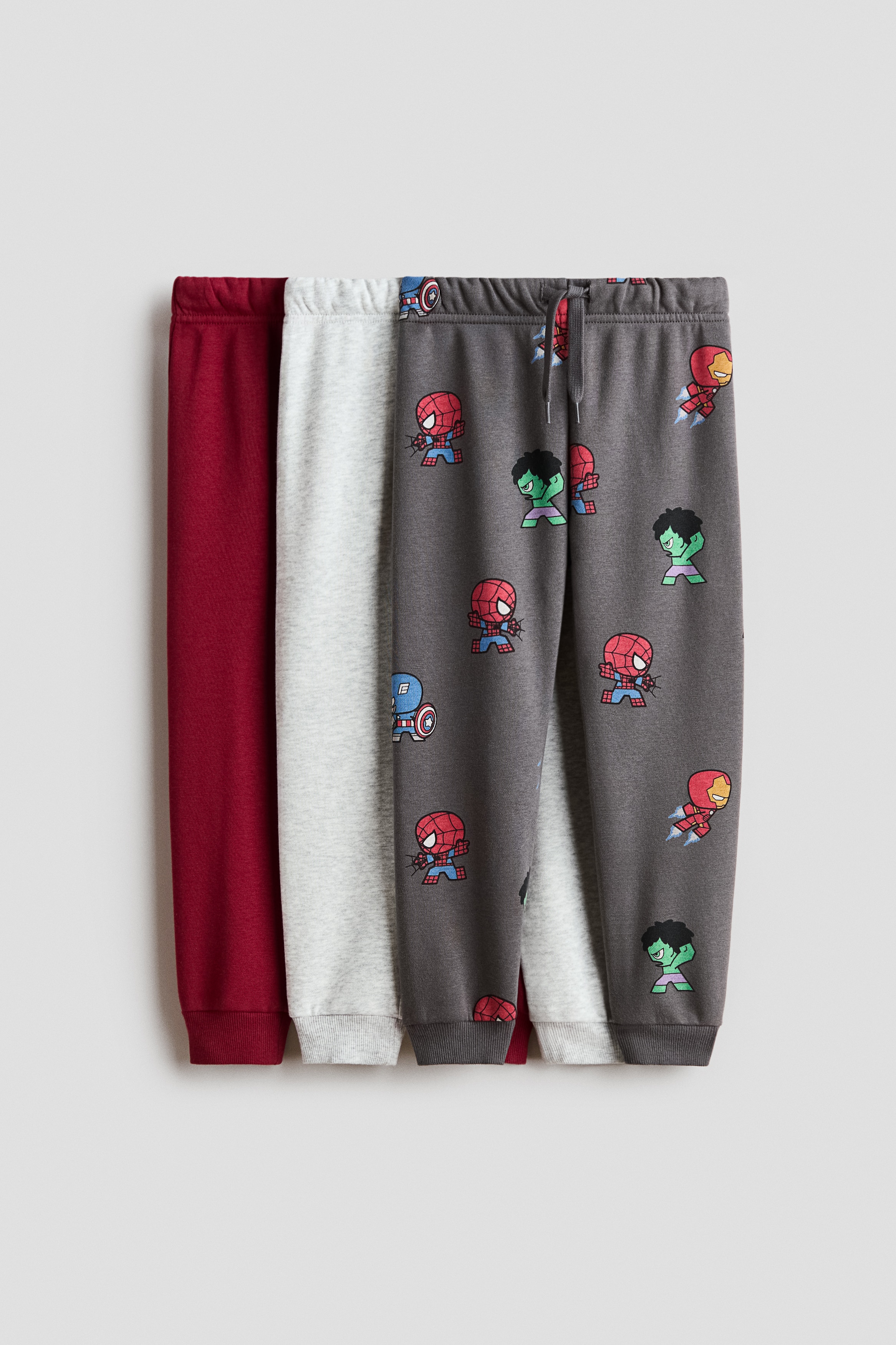 Lot de 3 pantalons jogger à l'intérieur brosséModèle